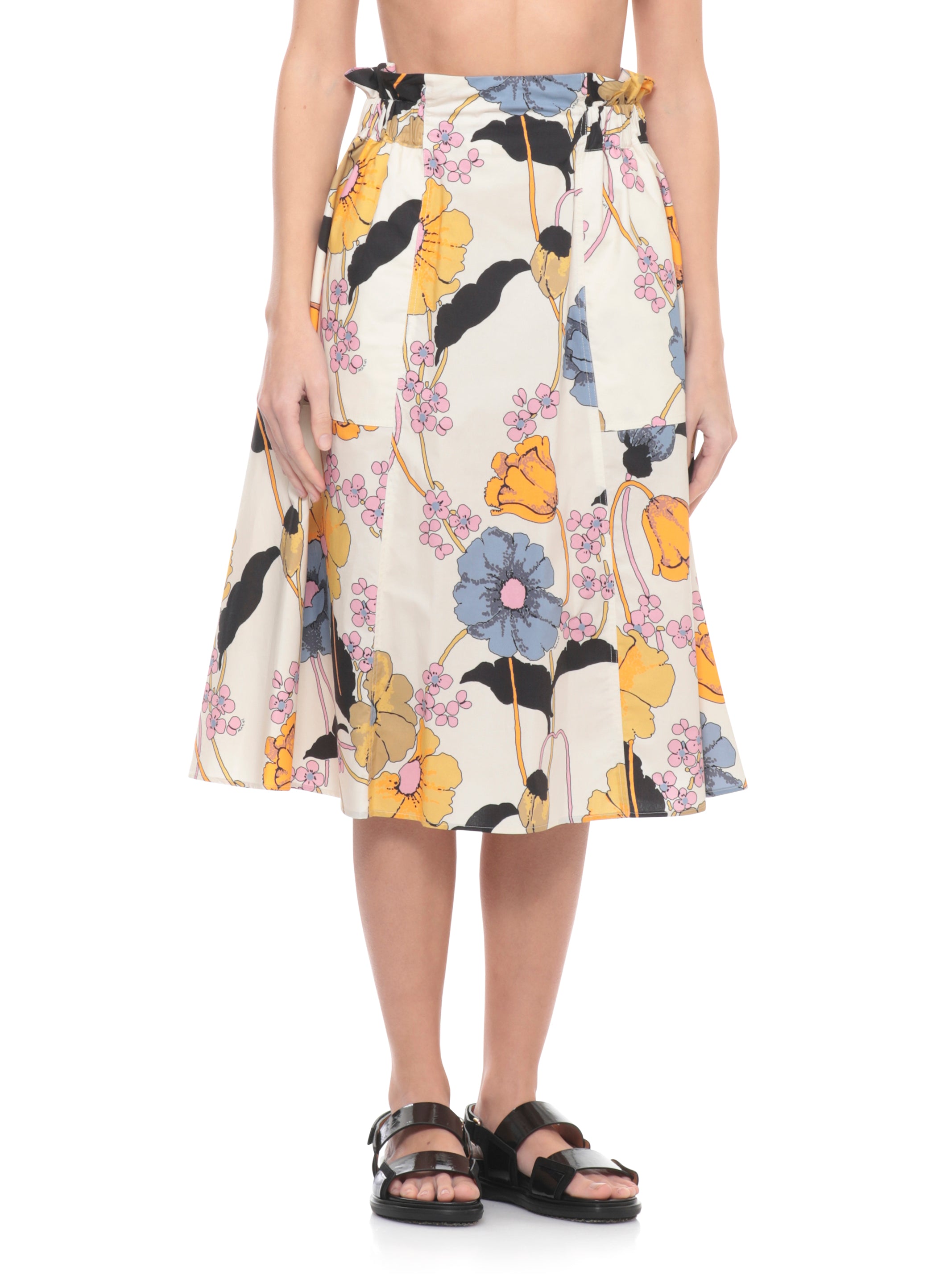 Marni Skirts Ivory Cotton