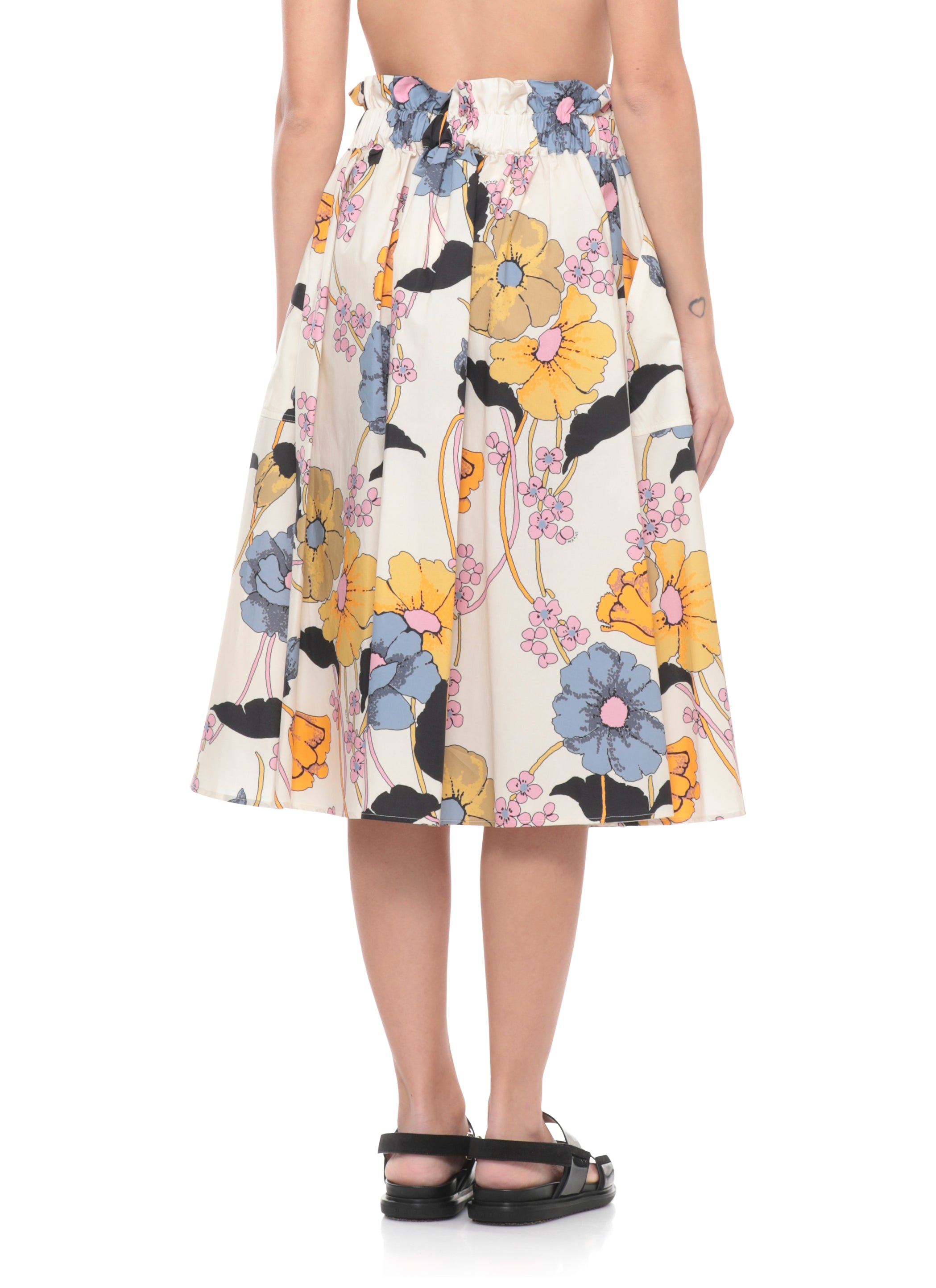 Marni Skirts Ivory Cotton