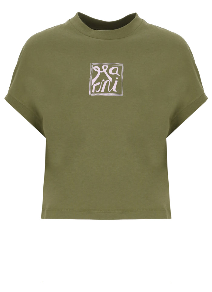 Marni T-shirts and Polos Green Cotton