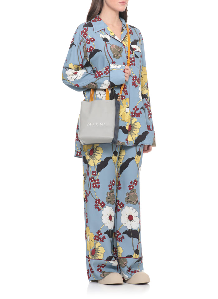 Marni Shirts Light Blue Viscose