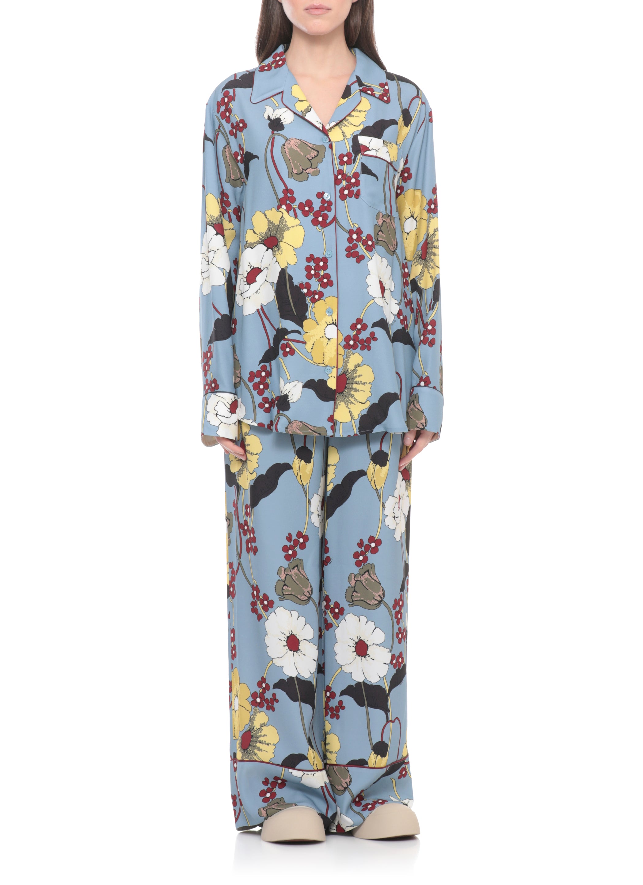 Marni Shirts Light Blue Viscose