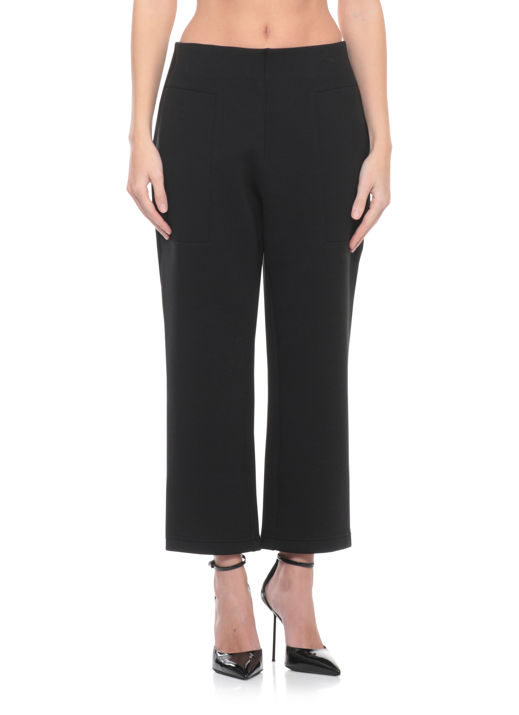 Wolford Trousers Black Polyester Viscose Elastane