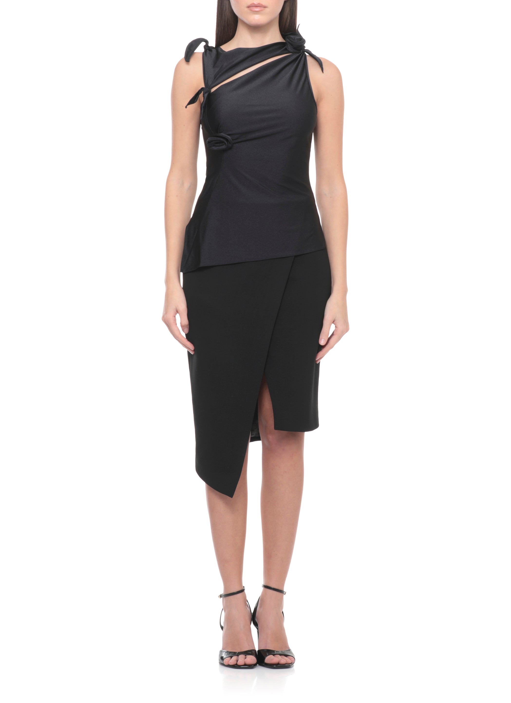 Coperni Top Black Polyamide Elastane