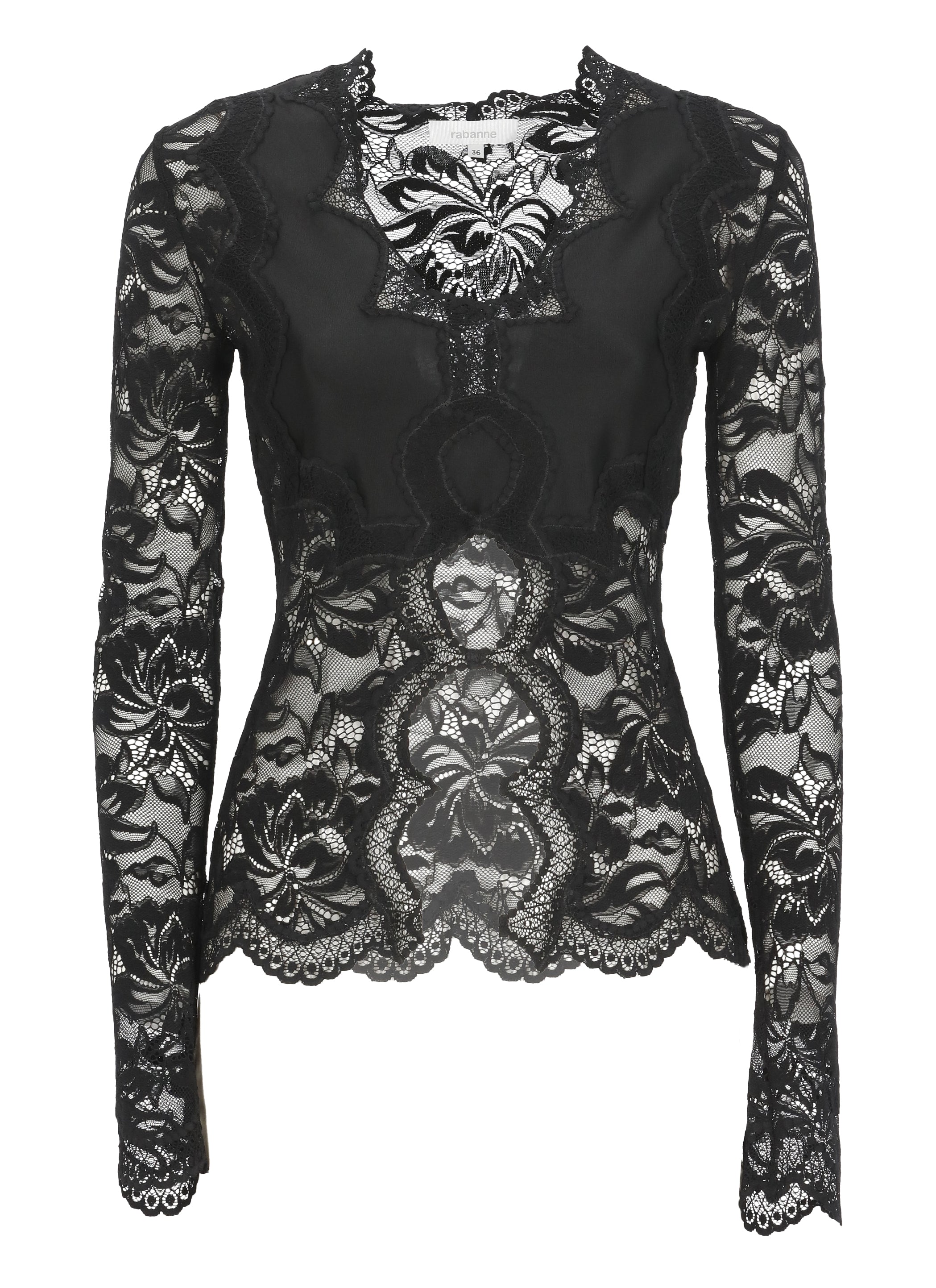 RABANNE Sweaters Black Polyamide Viscose Elastane