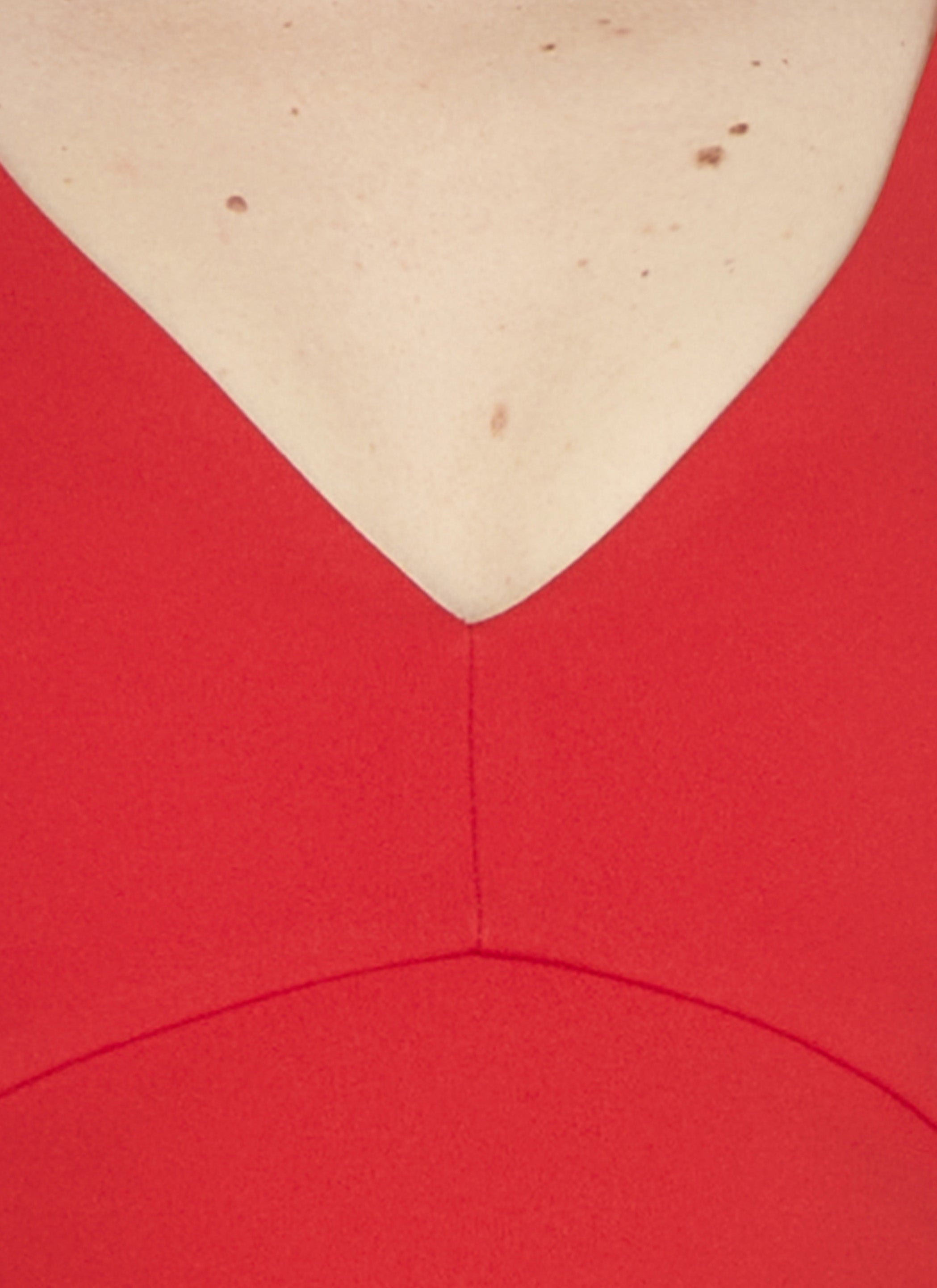 Solace London Dresses Red Polyester Elastane