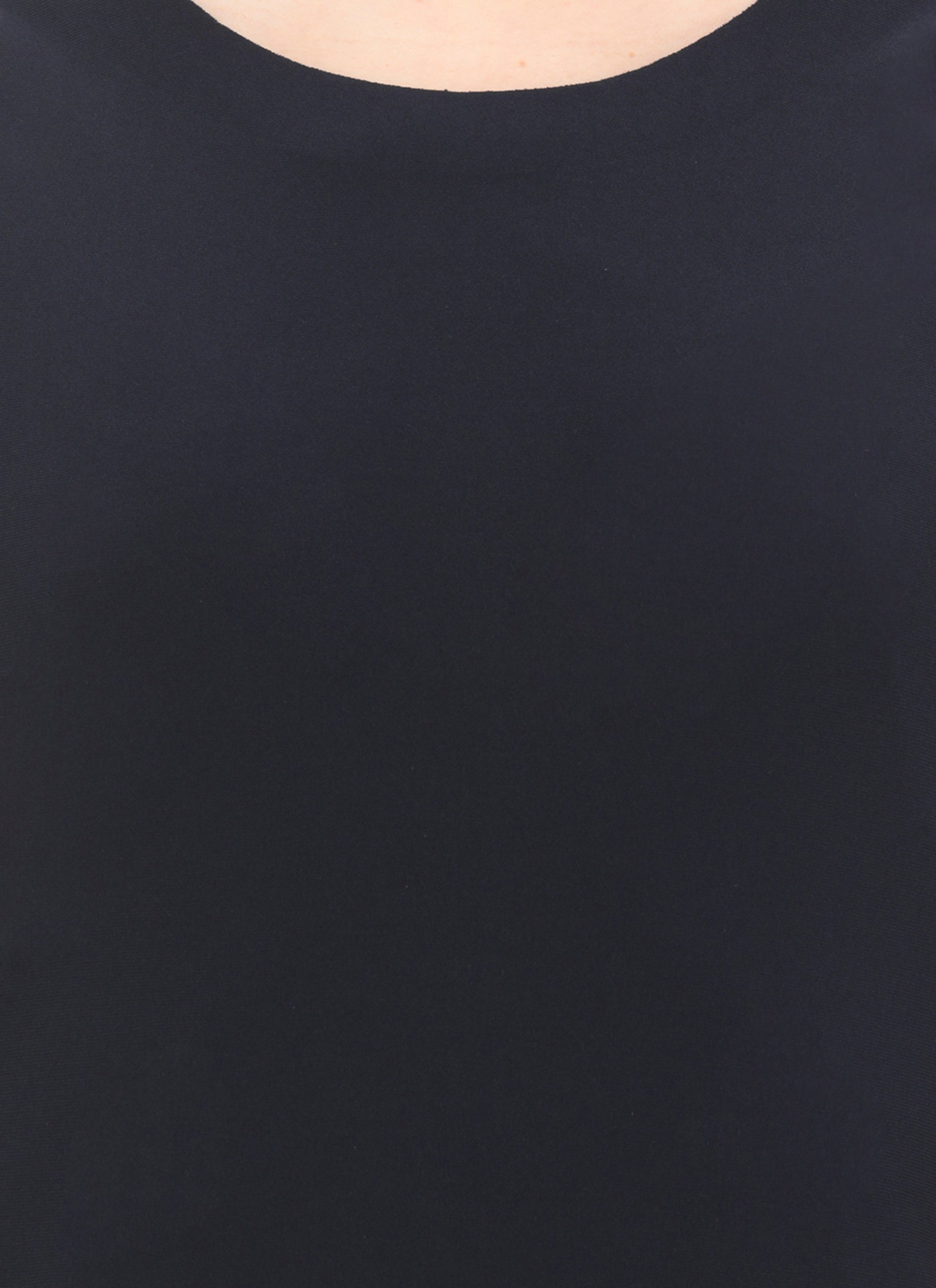Norma Kamali Top Blue Polyester Elastane