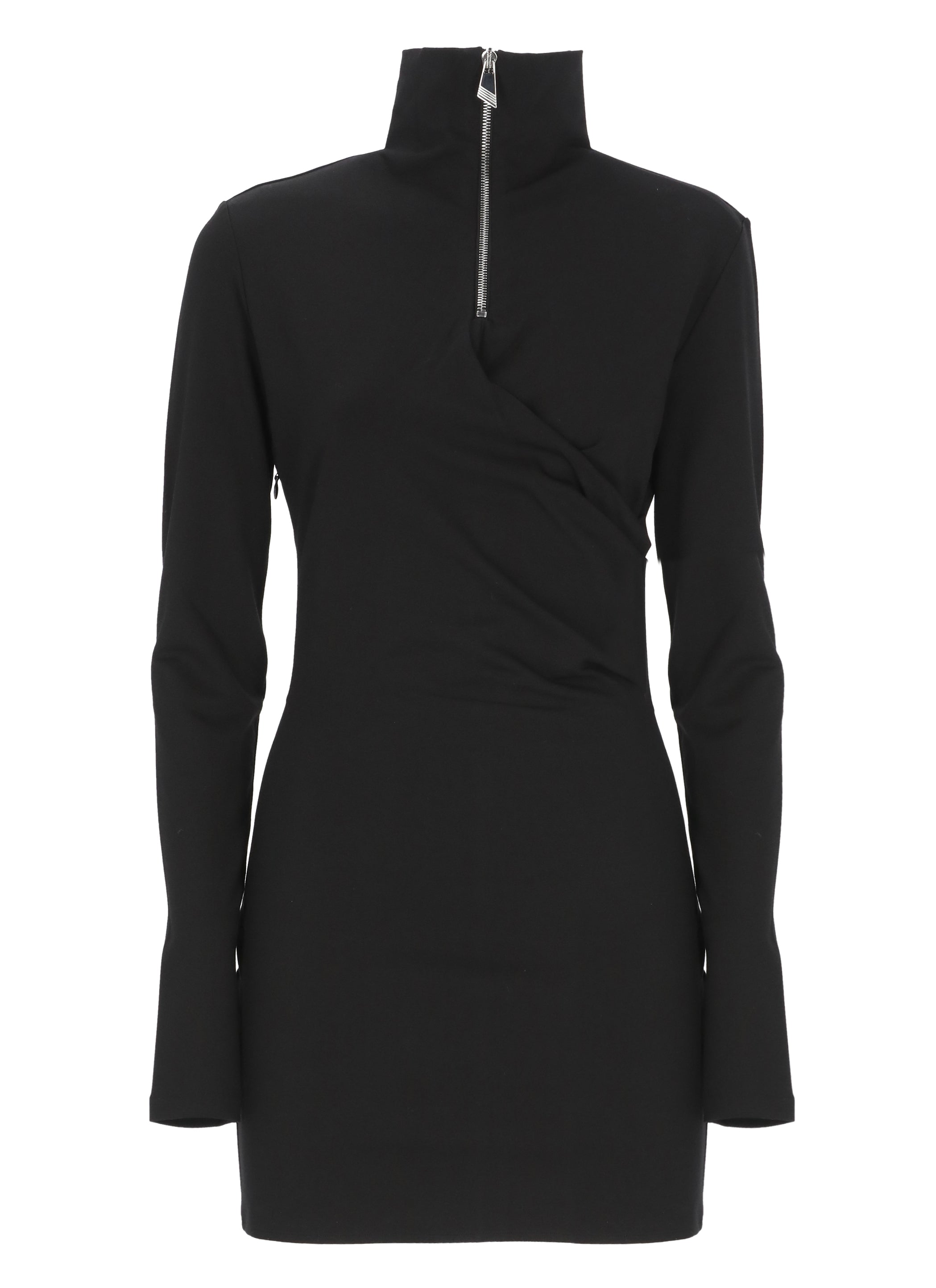 The Attico Dresses Black Rayon Polyamide Elastane