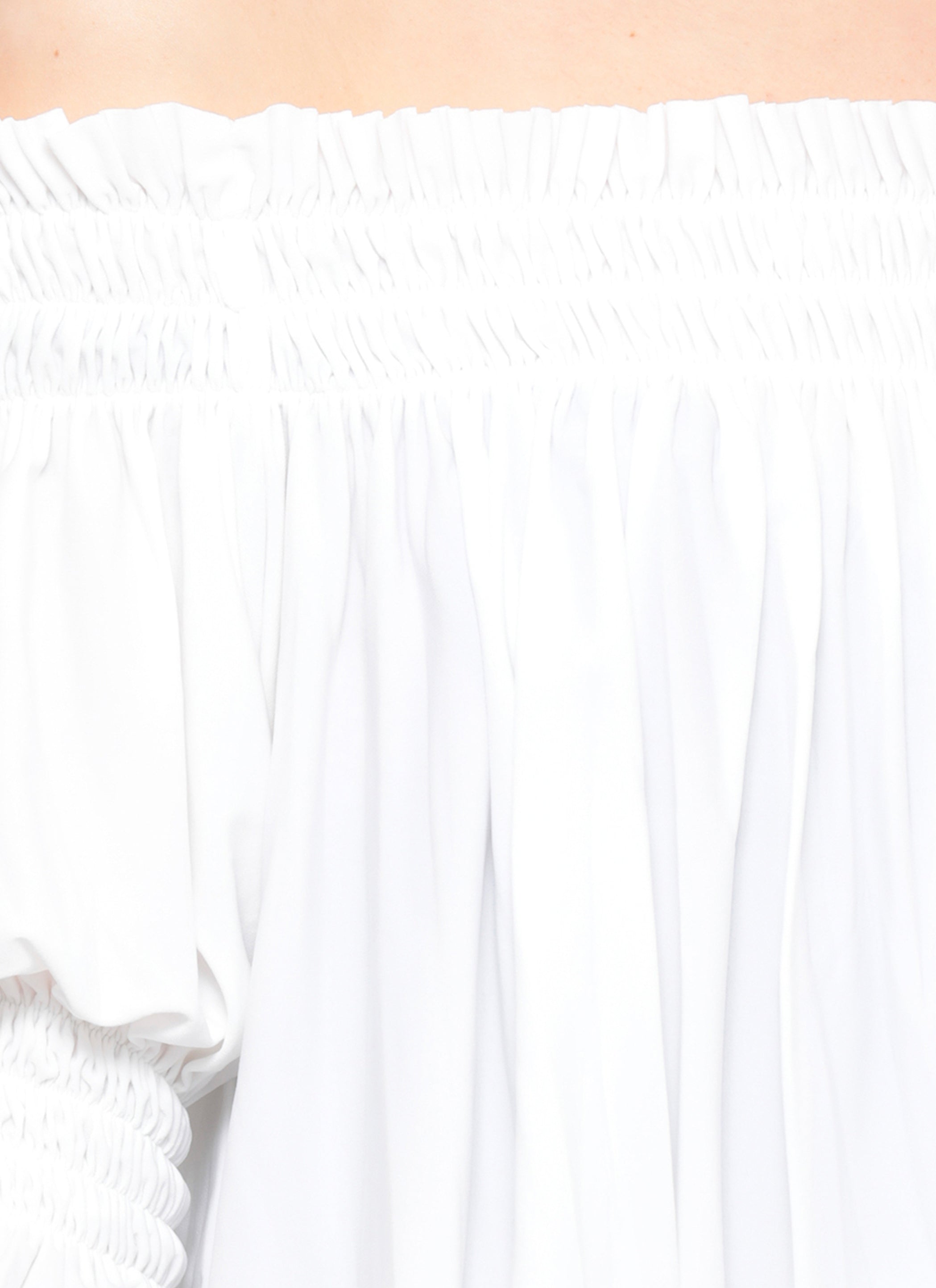 Norma Kamali Top White Polyester Elastane