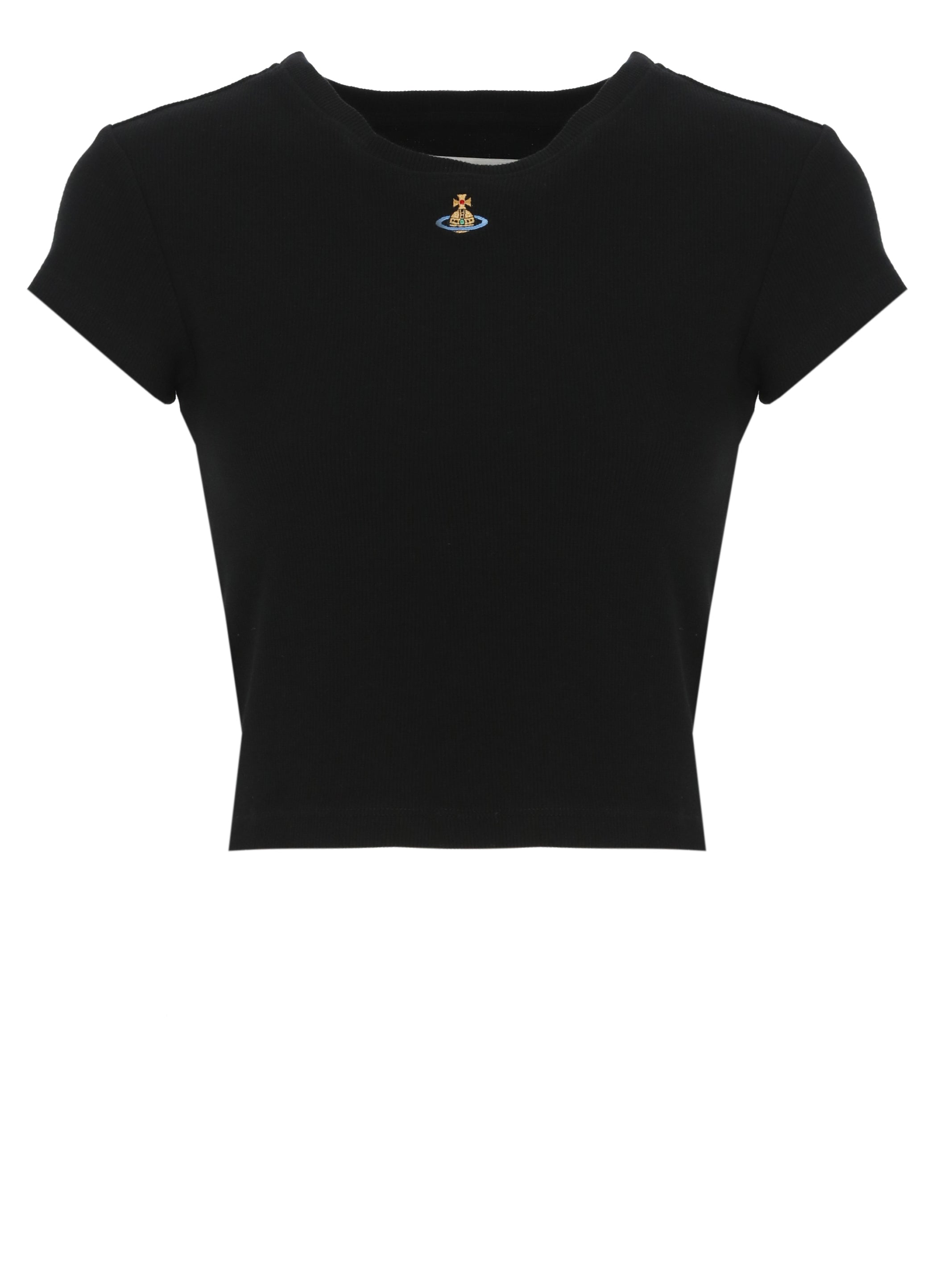 Vivienne Westwood T-shirts and Polos Black Cotton Elastane