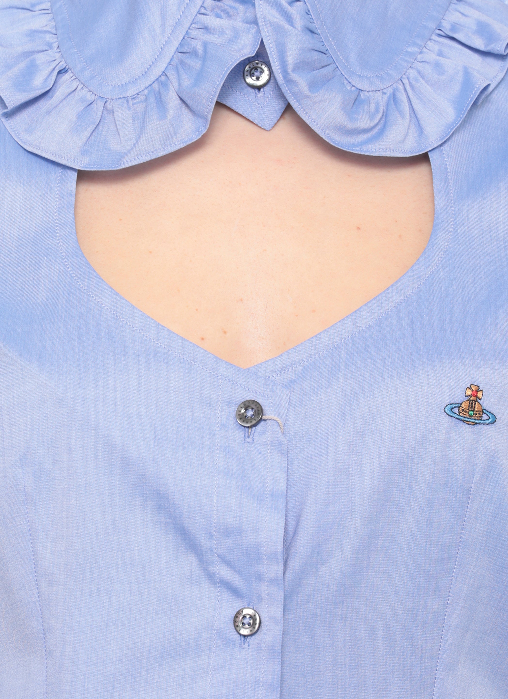 Vivienne Westwood Shirts Light Blue Cotton