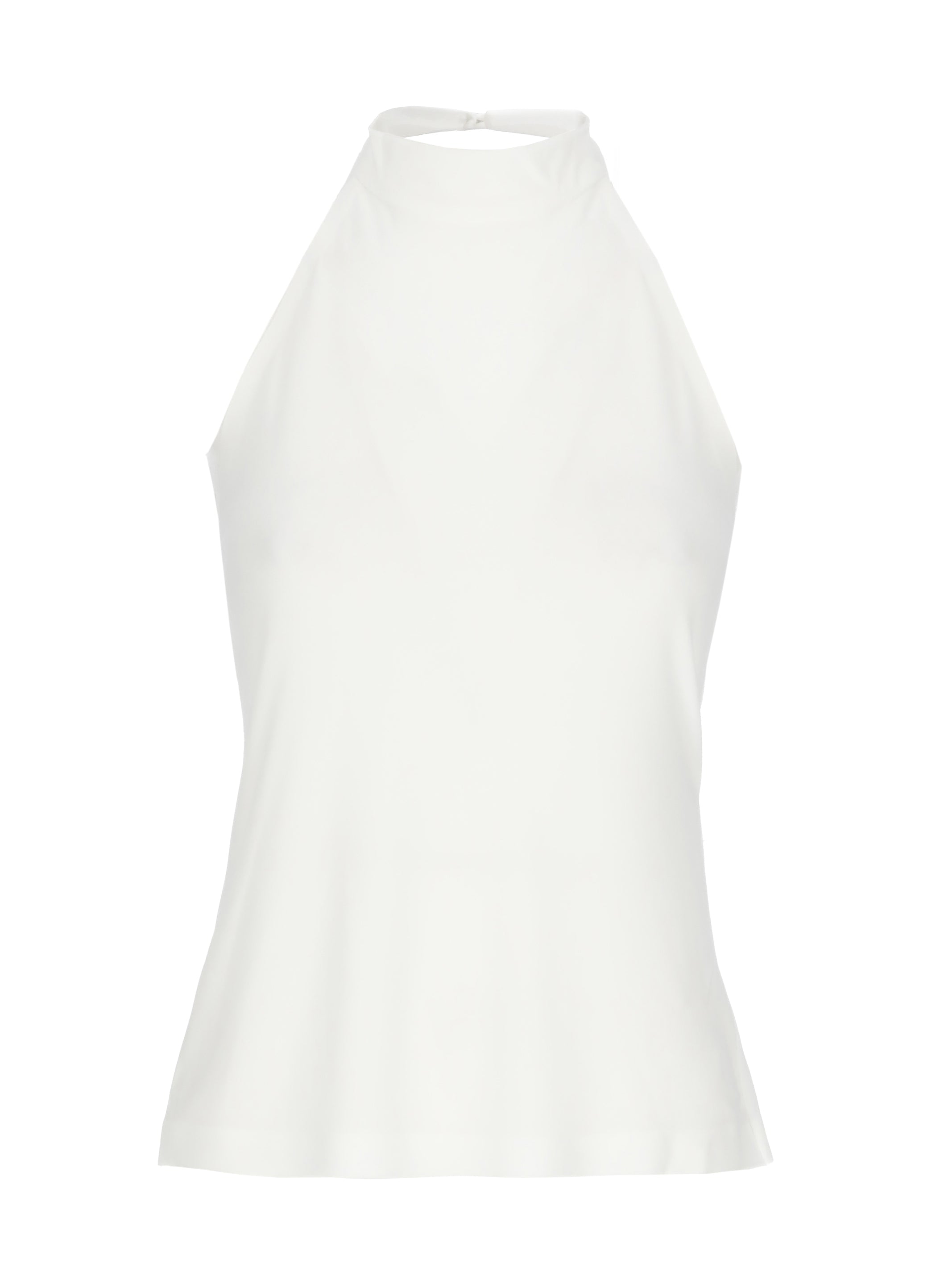 Norma Kamali Top White Polyester Elastane