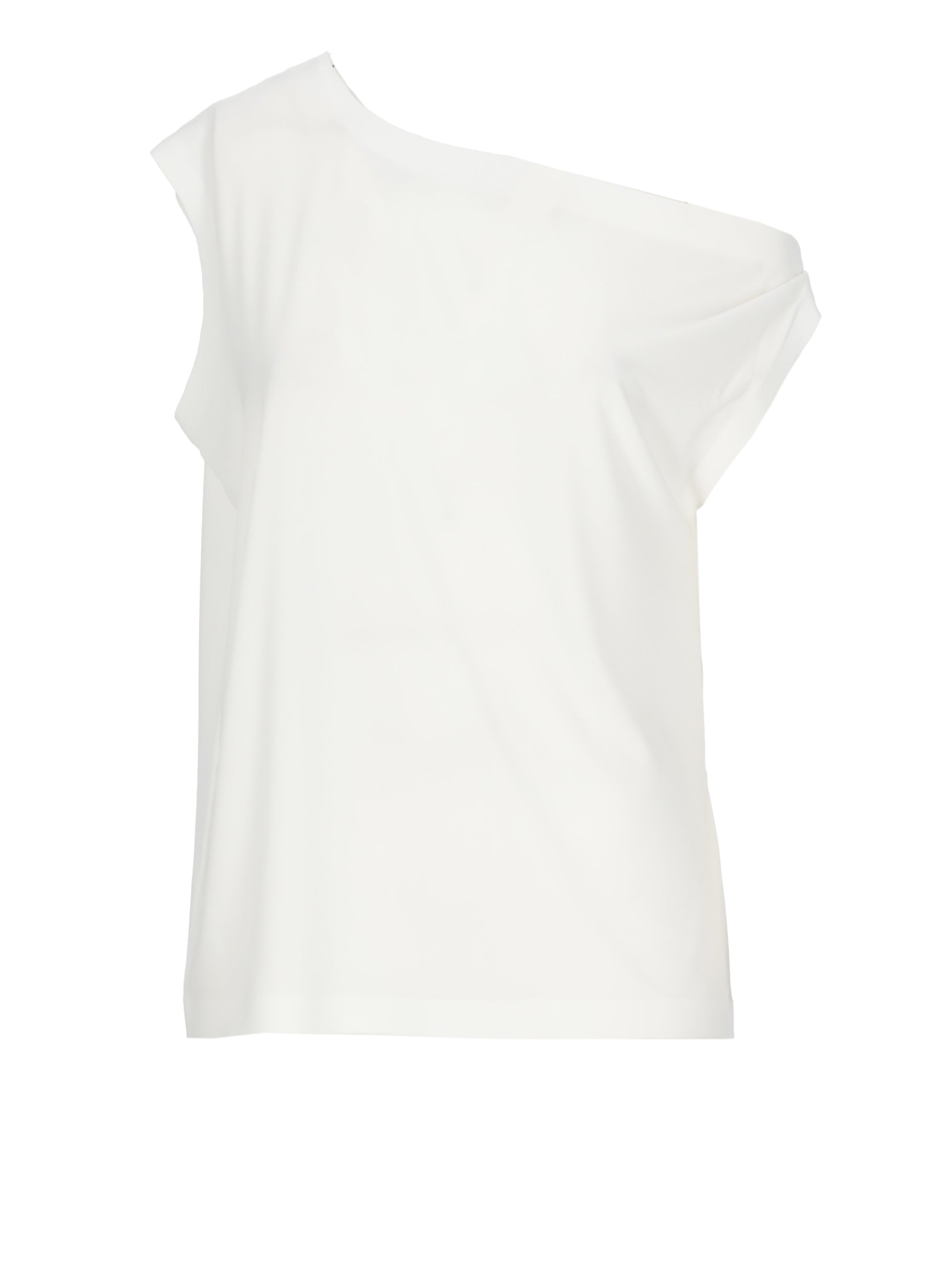 Norma Kamali Top White Polyester Elastane