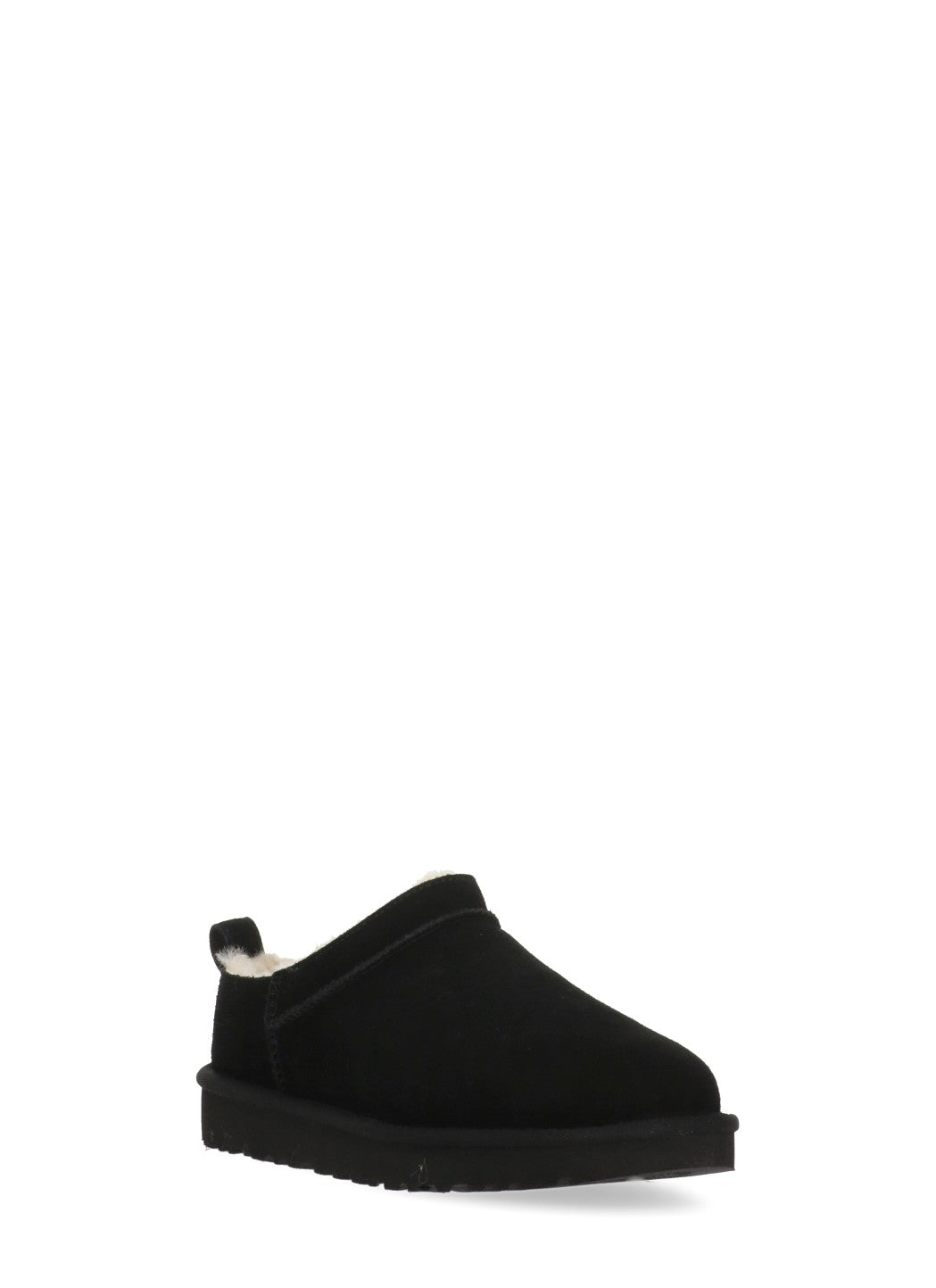 UGG Sandals Black Cowhide Sole: Rubber