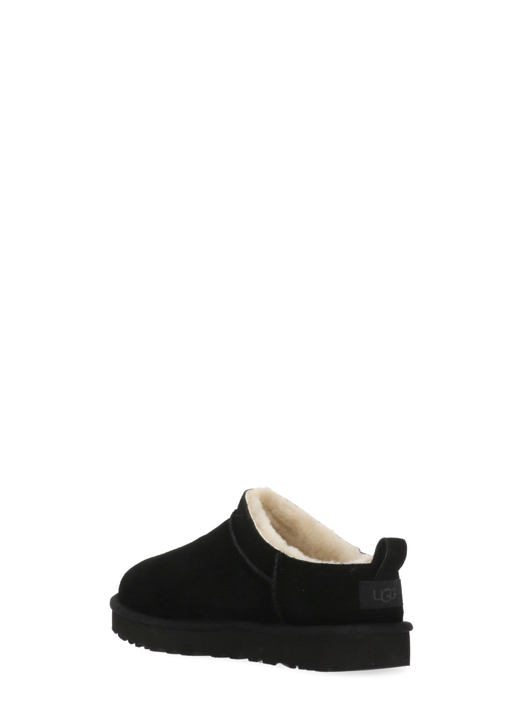 UGG Sandals Black Cowhide Sole: Rubber