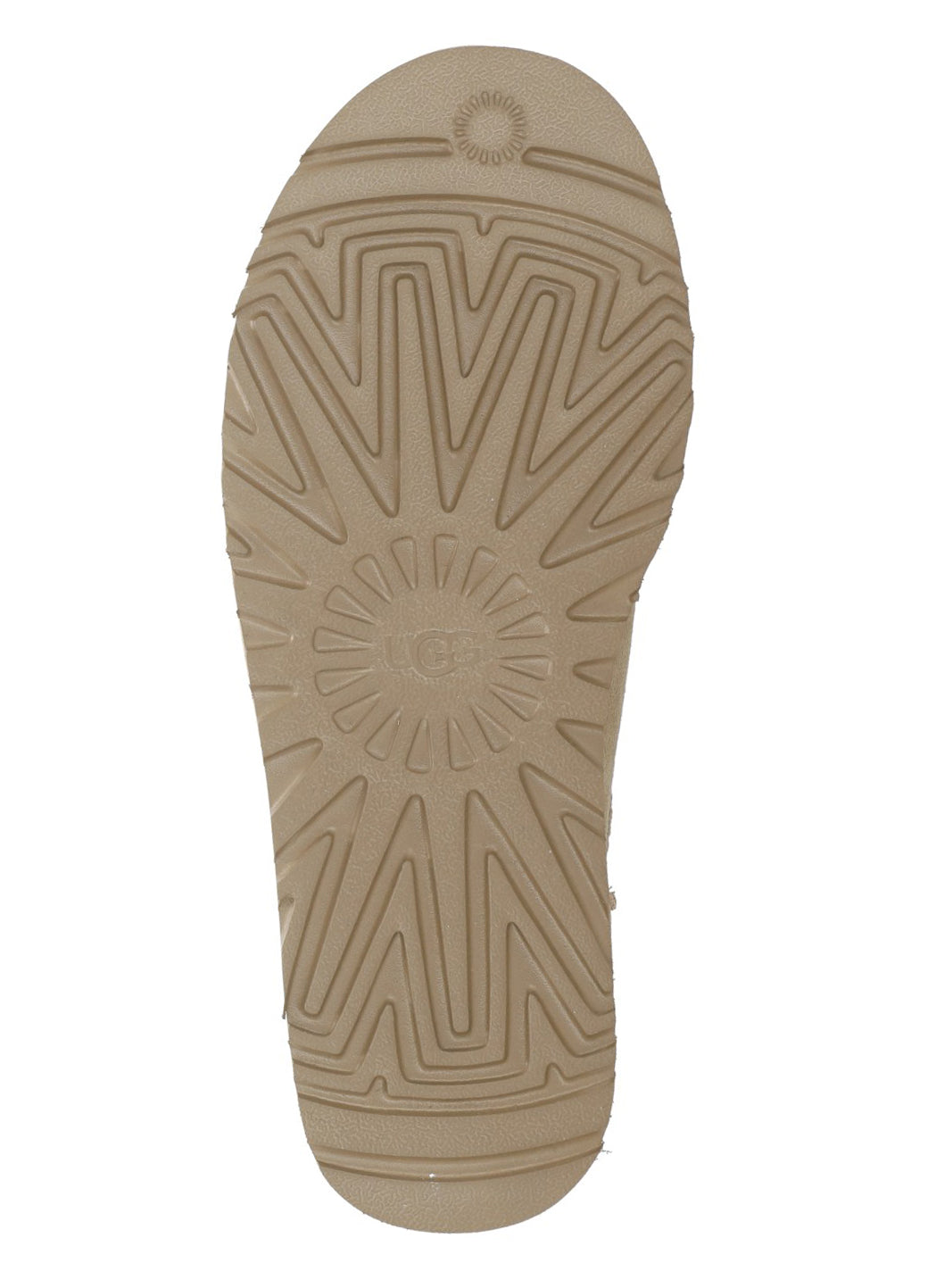 UGG Sandals Beige Cowhide Sole: Rubber