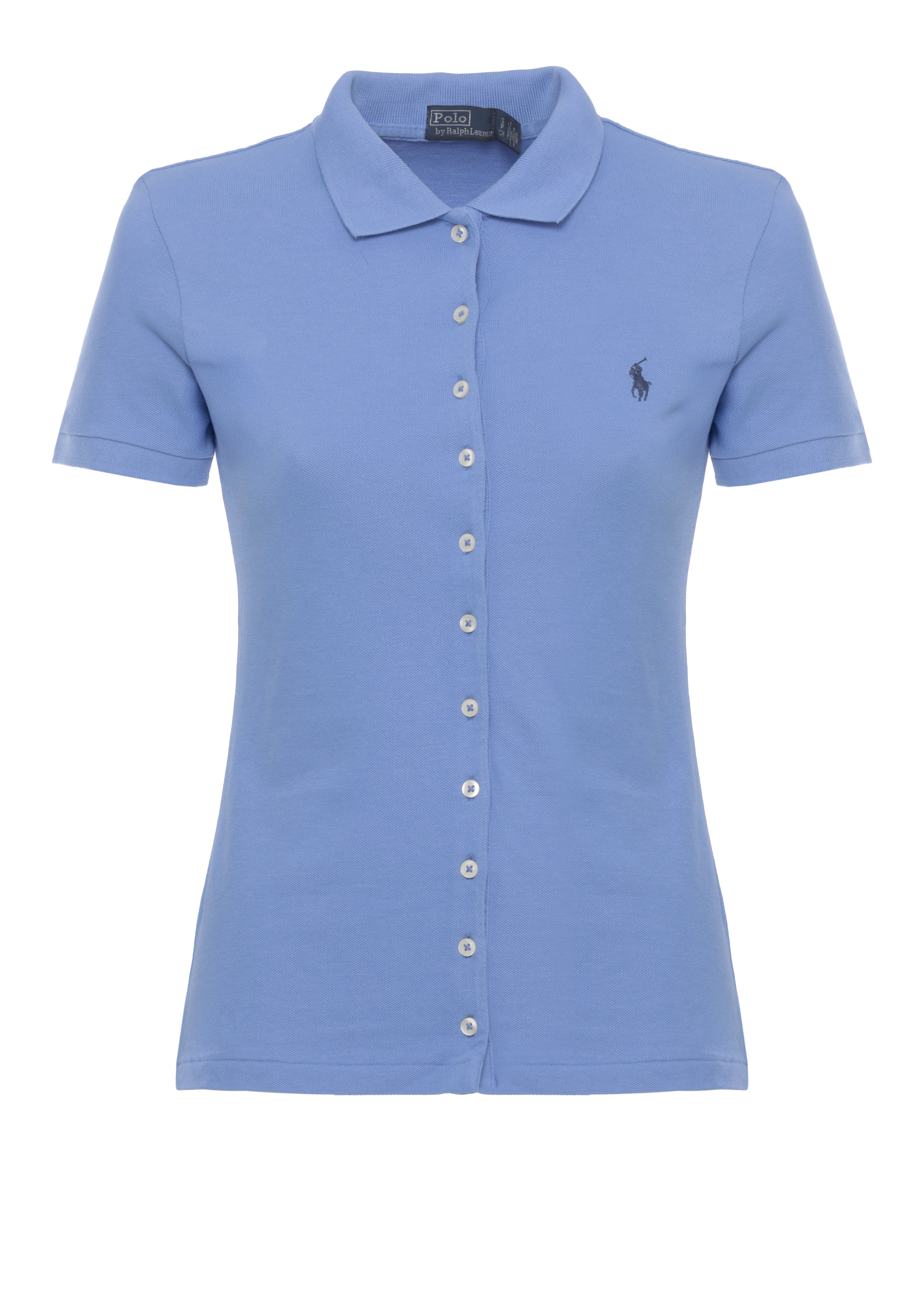 Ralph Lauren Shirts Light Blue Cotton Elastane