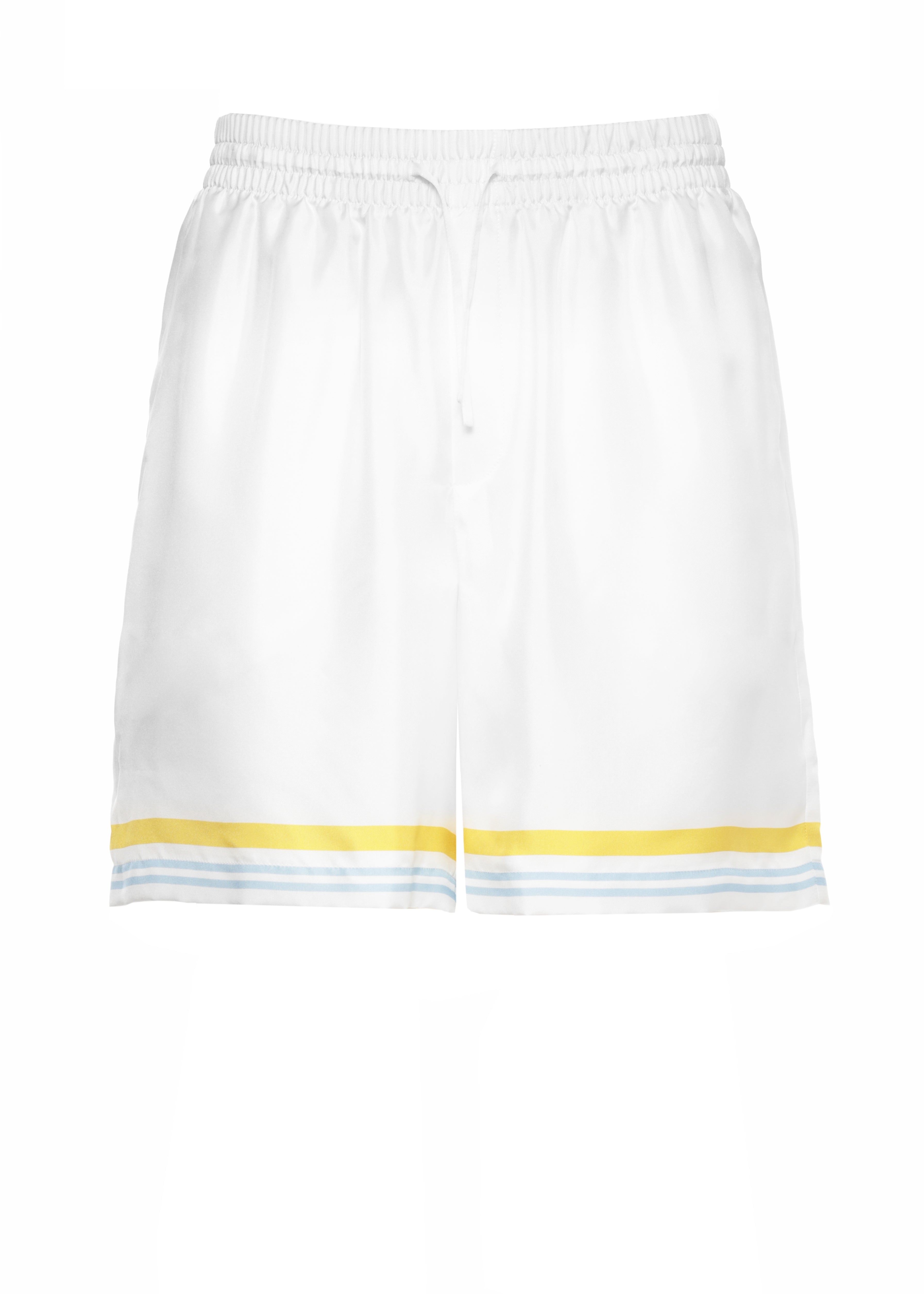 Casablanca Shorts White Silk