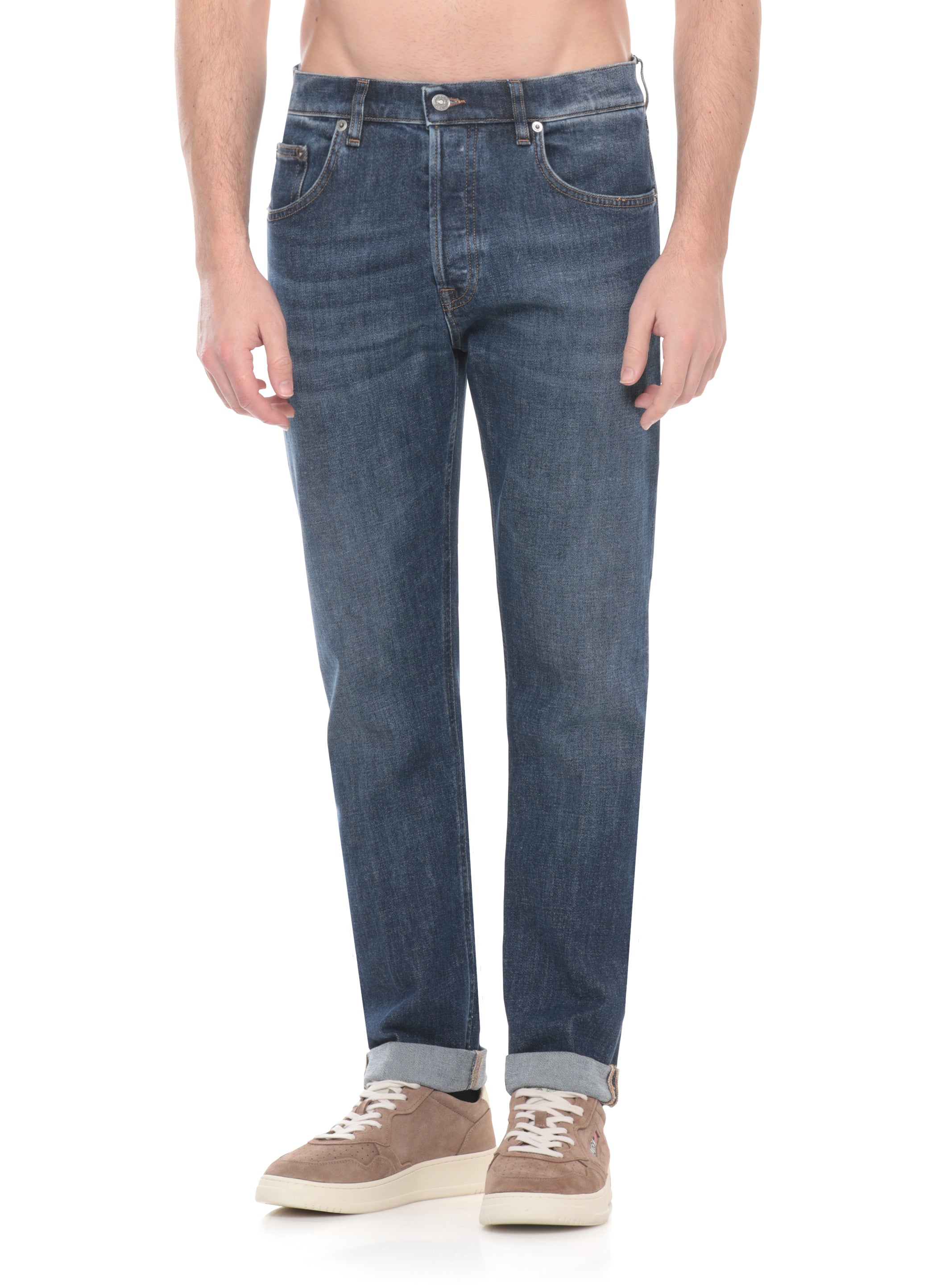 Dondup Jeans Blue Cotton Elastane