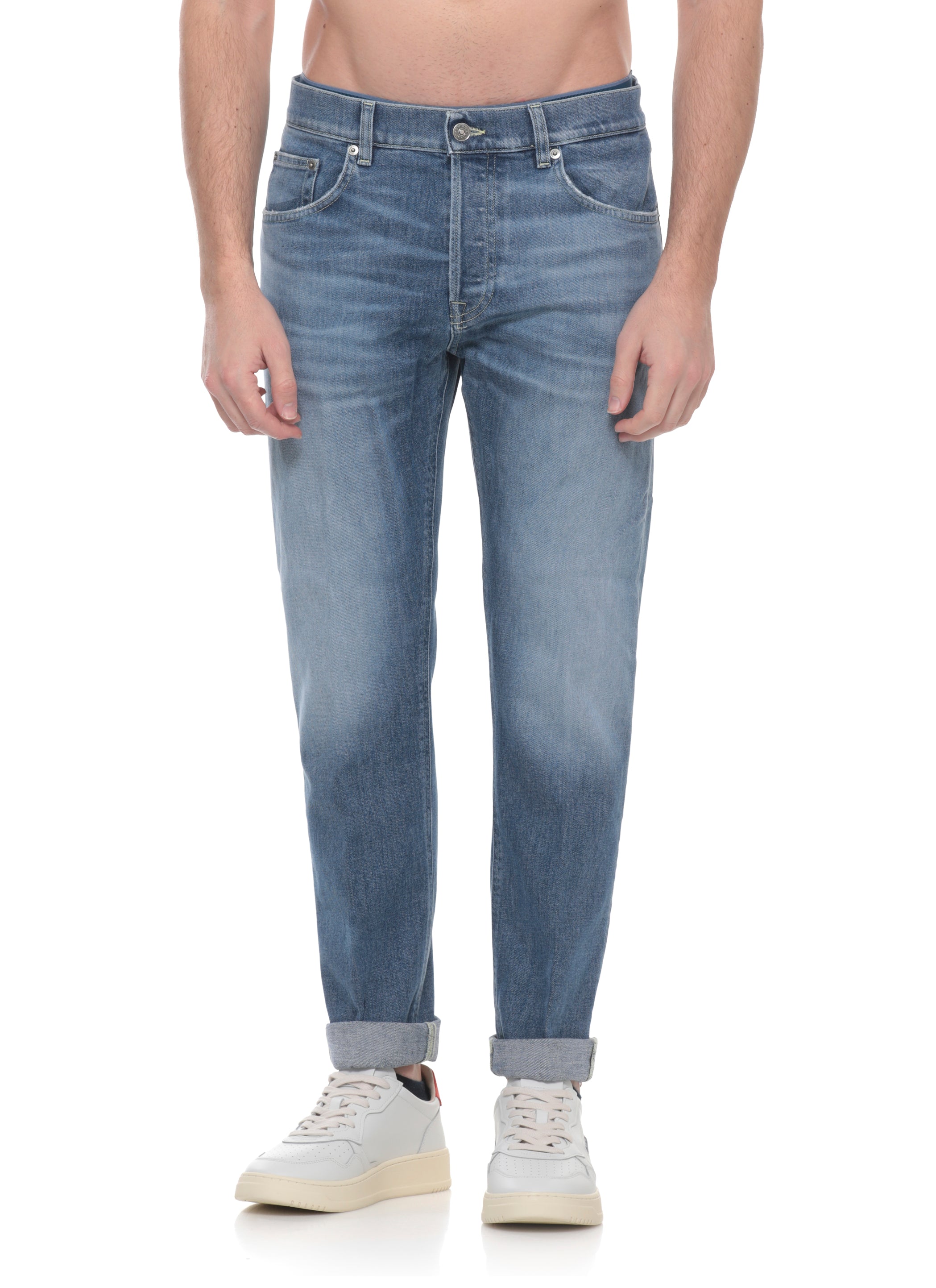 Dondup Jeans Blue Cotton Elastane