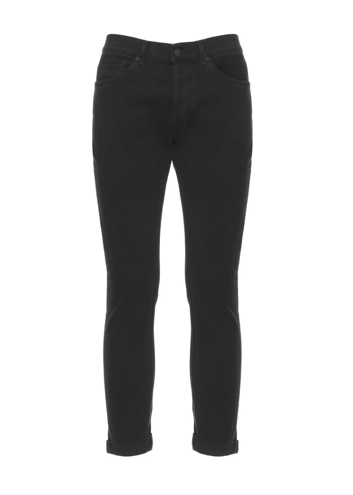 Dondup Jeans Black Cotton Elastane
