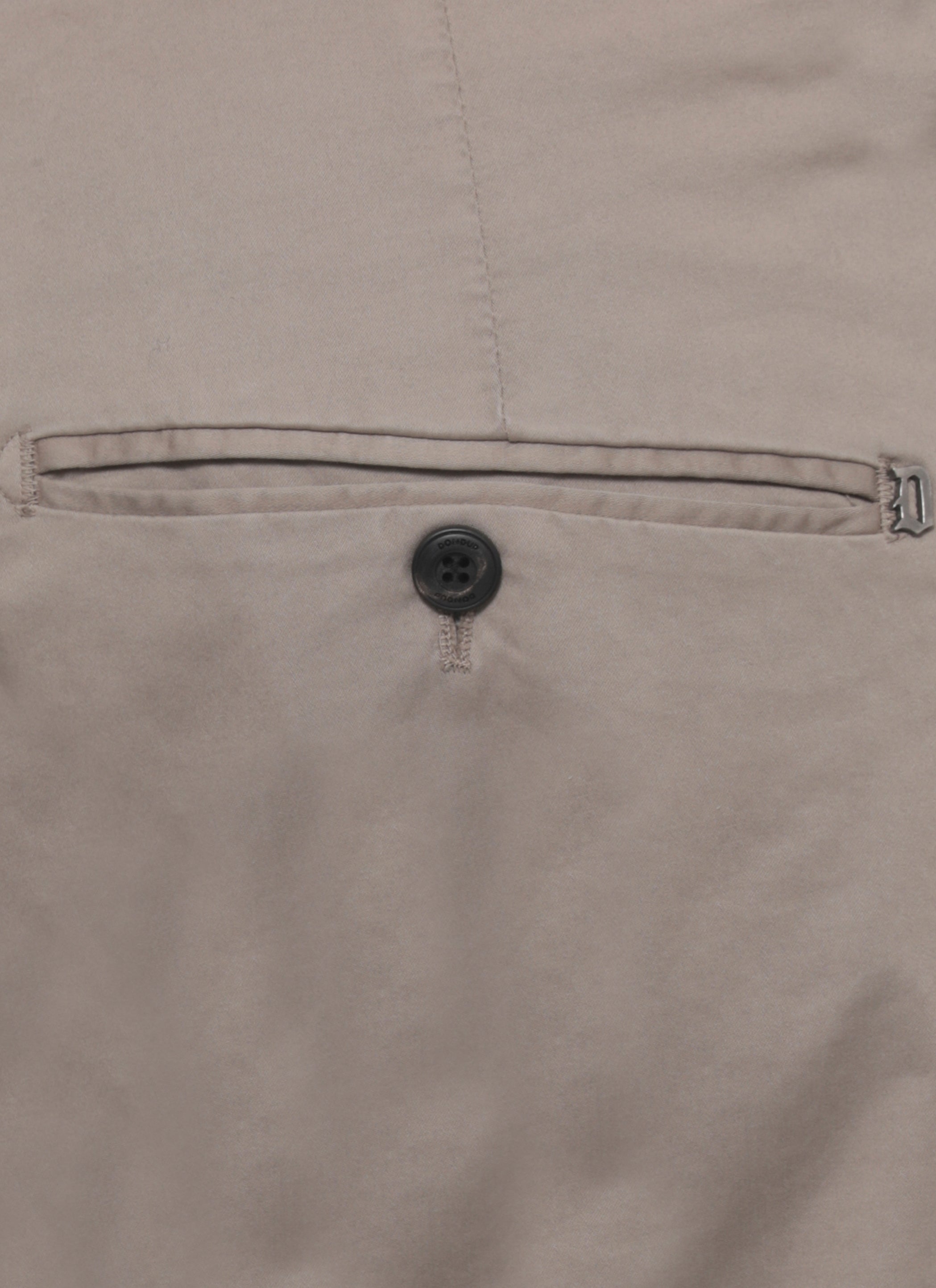 Dondup Trousers Beige Cotton Elastane