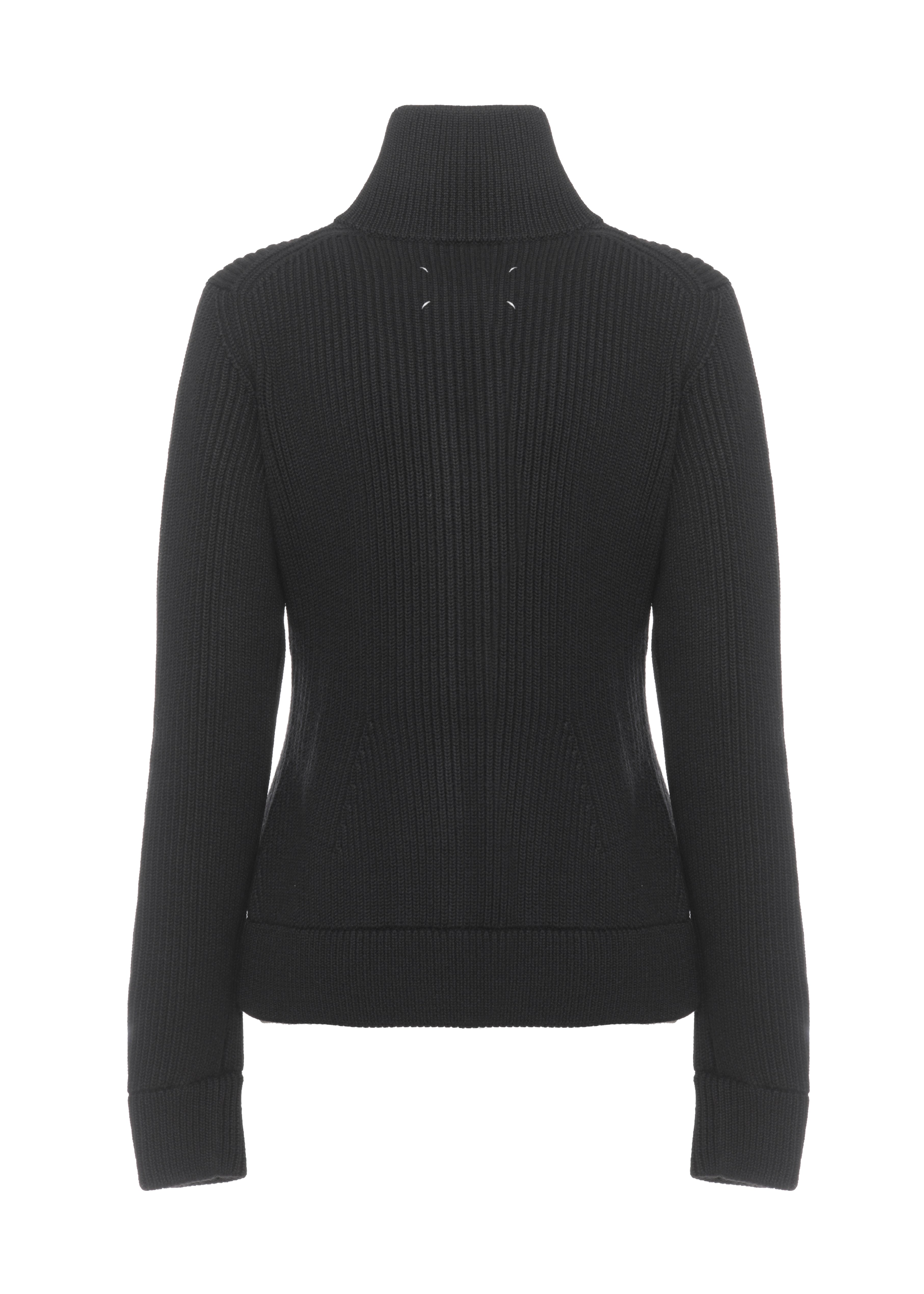 Maison Margiela Sweaters Black Virgin Wool