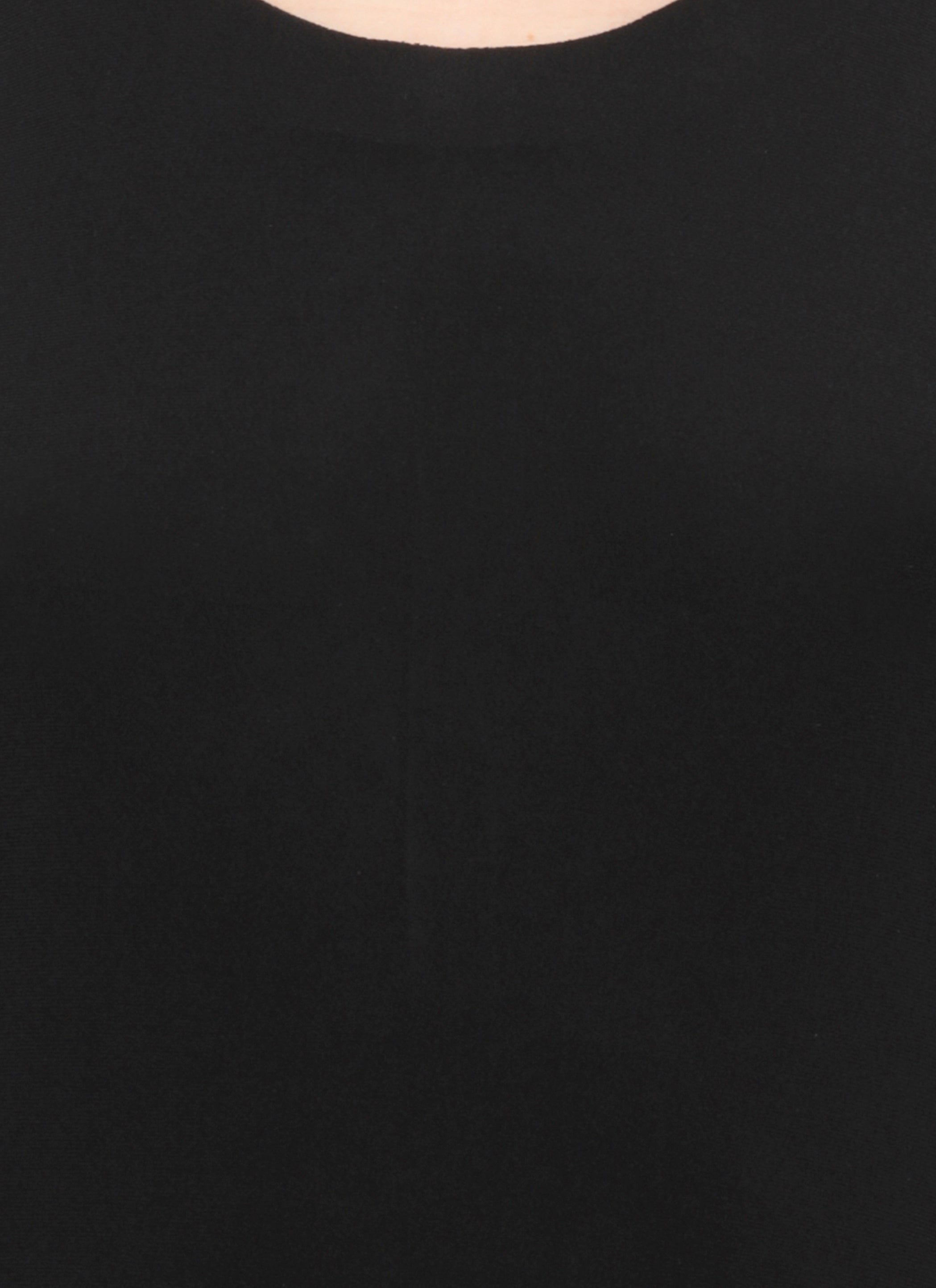 Norma Kamali Top Black Polyester Elastane