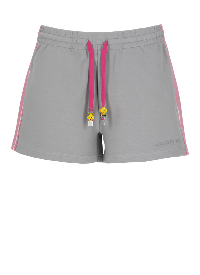 Casablanca Shorts Grey Cotton Elastan