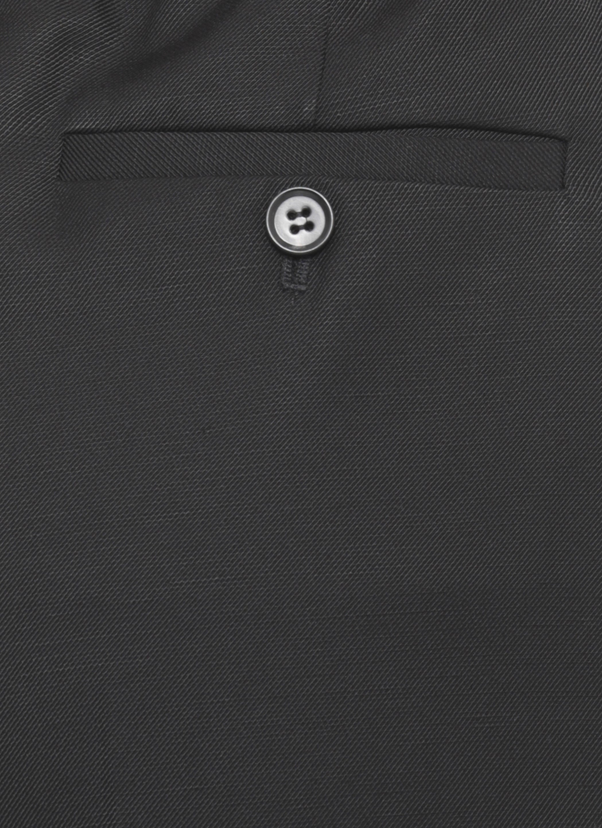 LOULOU DE SAISON Trousers Black Viscose Linen Lining