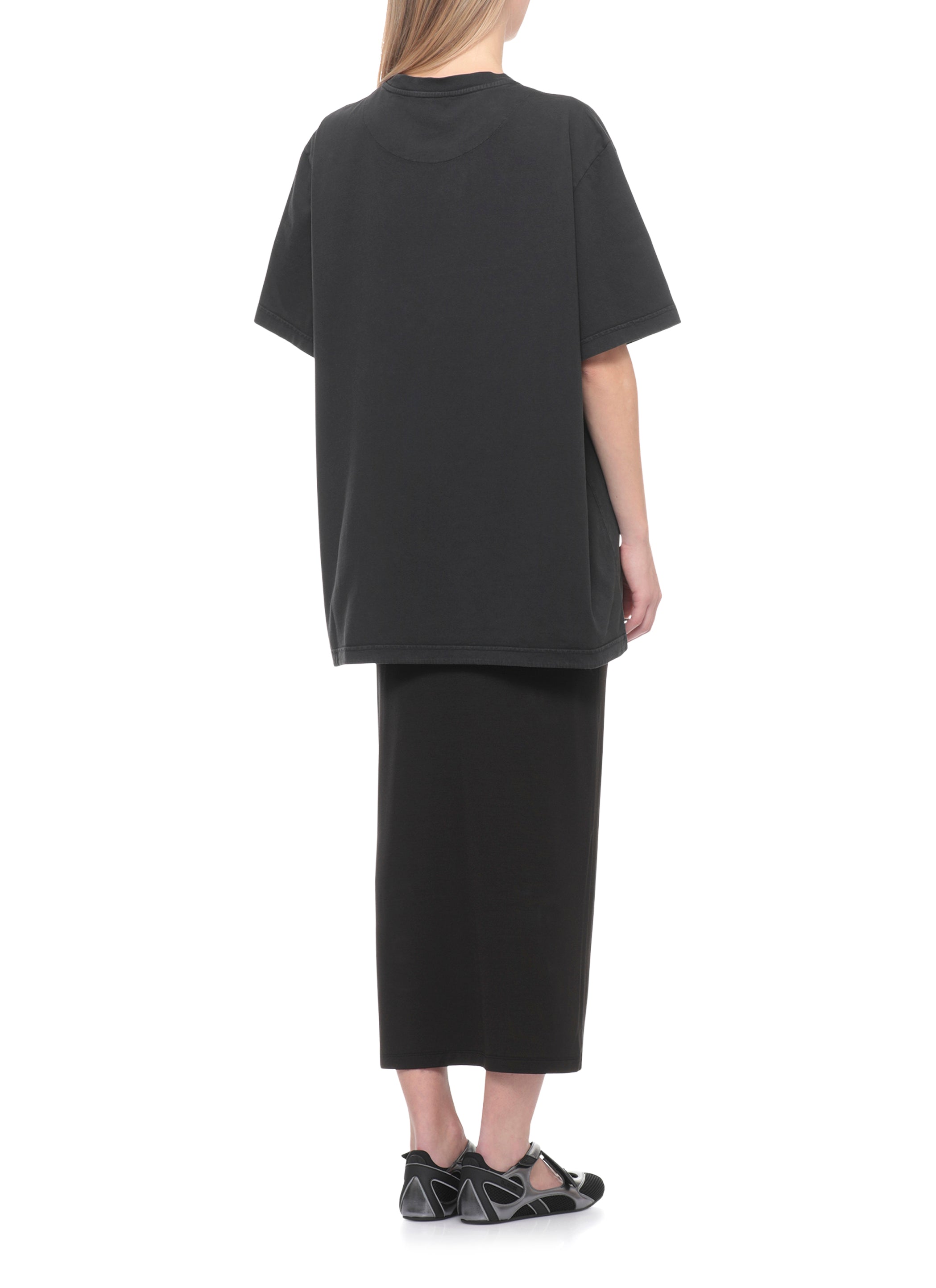 The Attico T-shirts and Polos Black Cotton