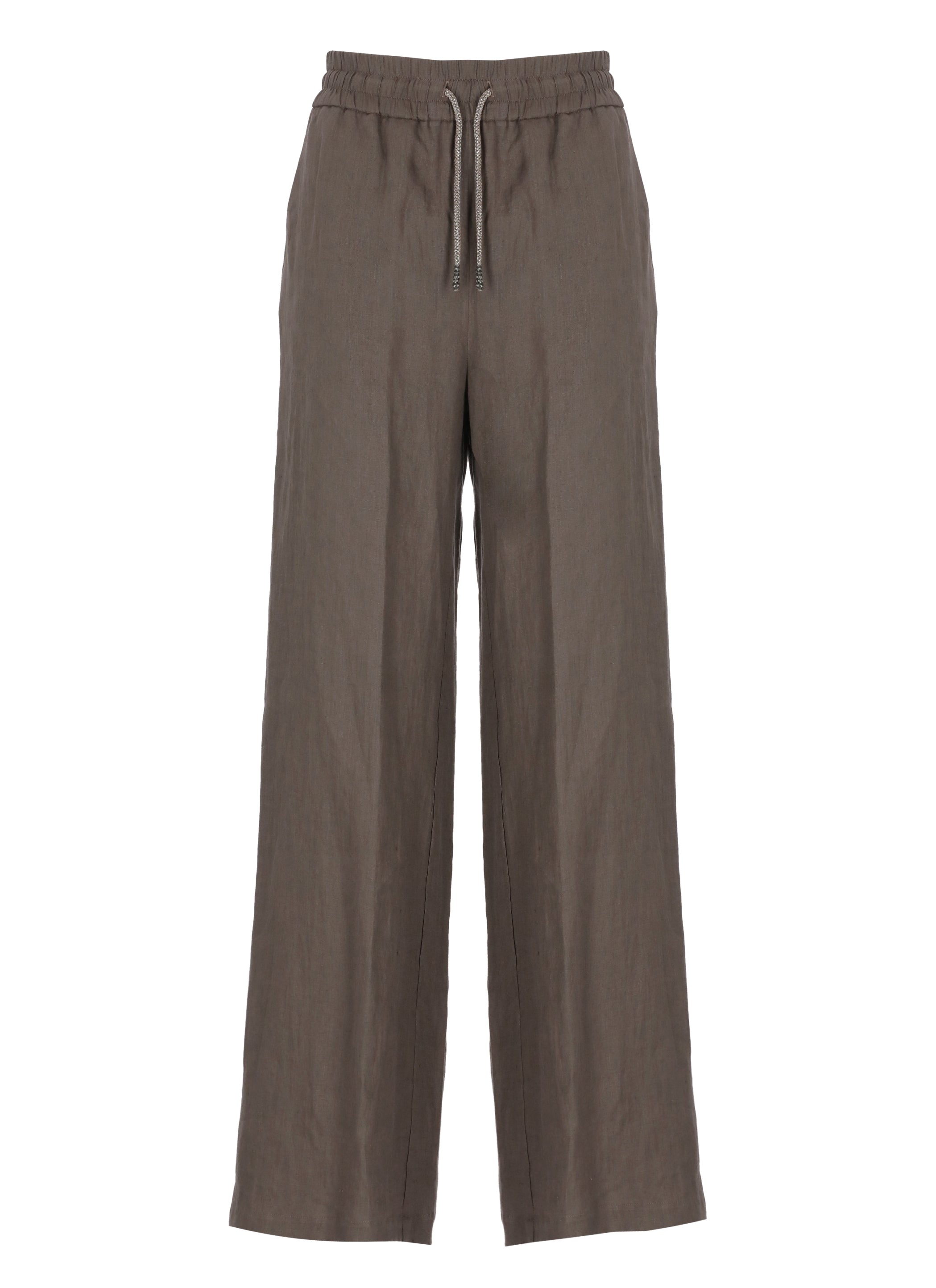 Panicale Trousers Brown Linen