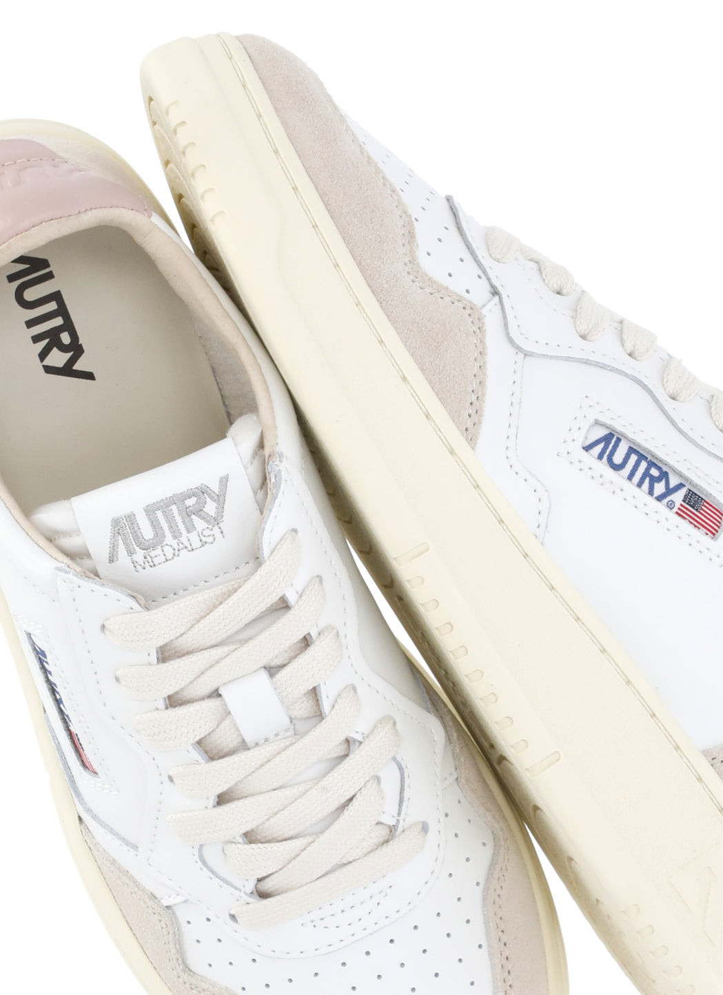 AUTRY Sneakers White Cow Leather Sole: Rubber