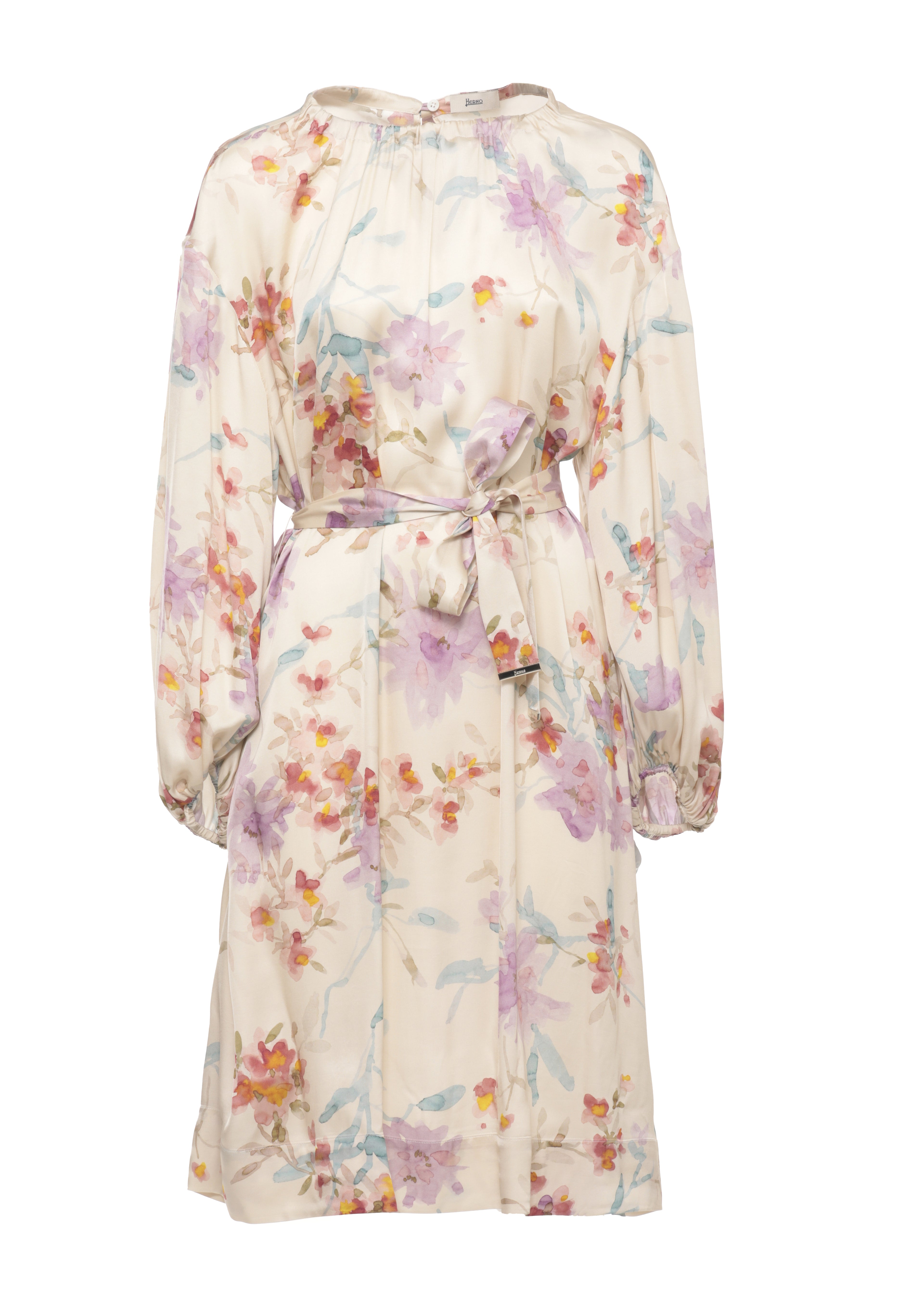 Herno Dresses Ivory Viscose
