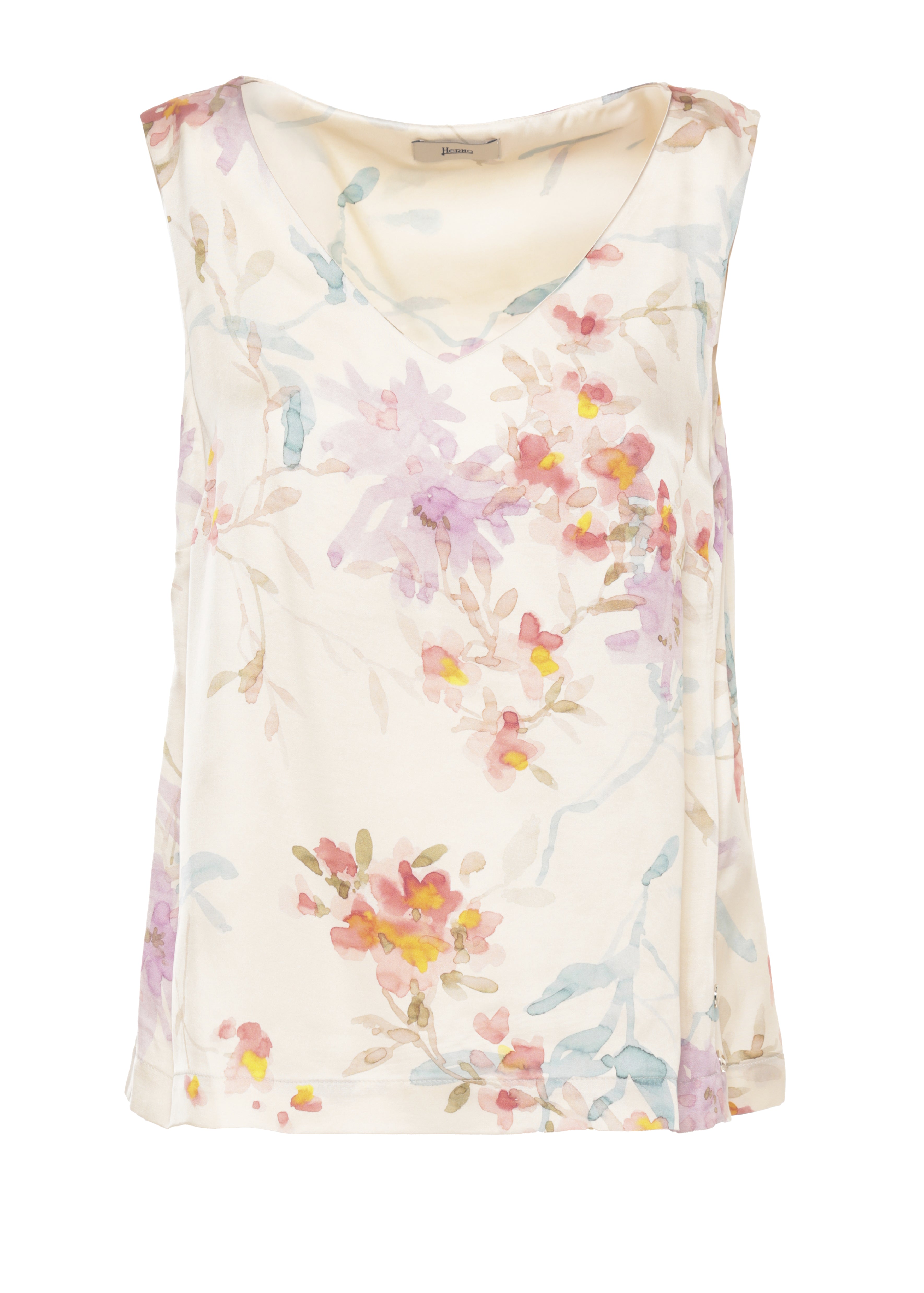 Herno Top Ivory Viscose