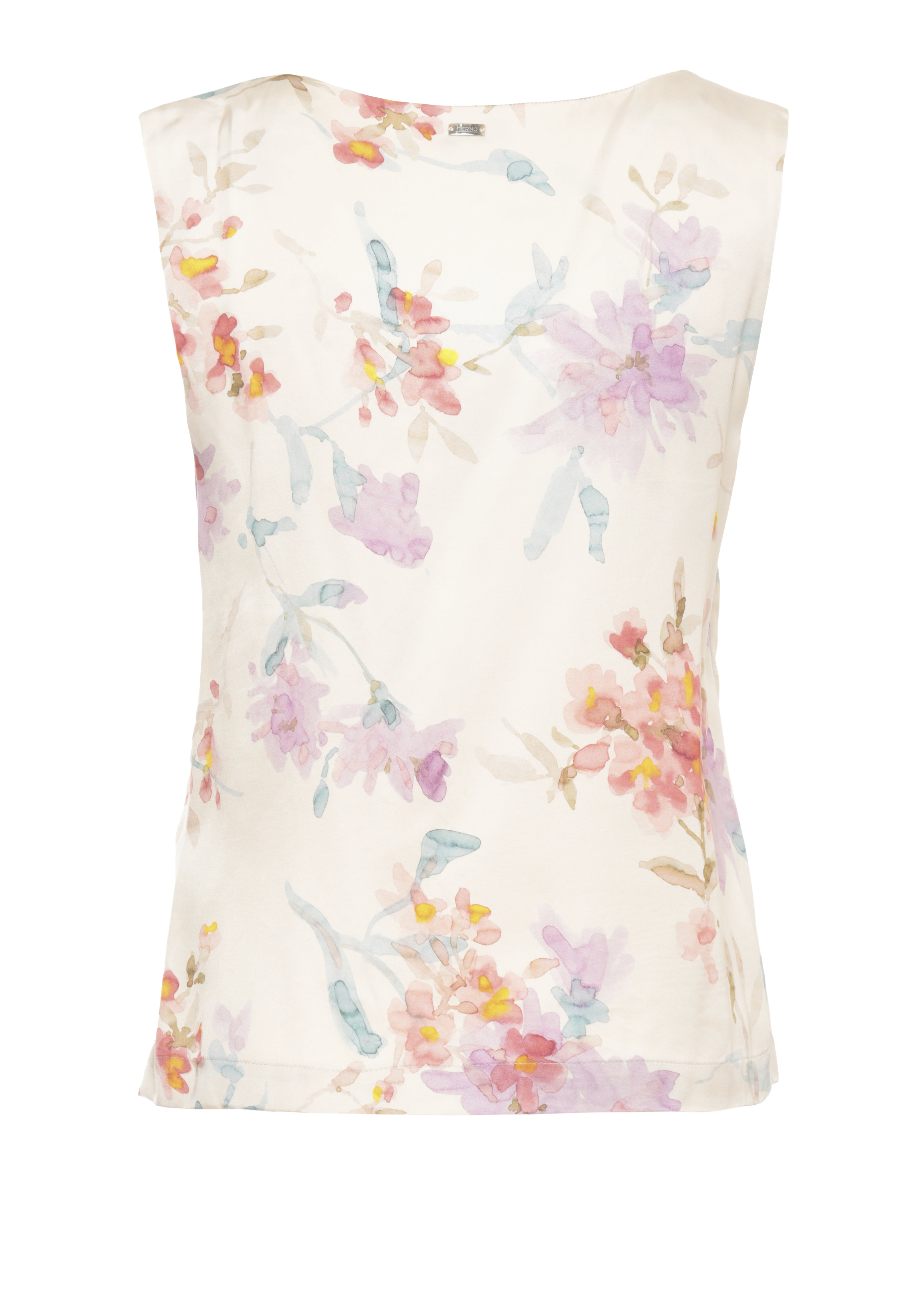 Herno Top Ivory Viscose