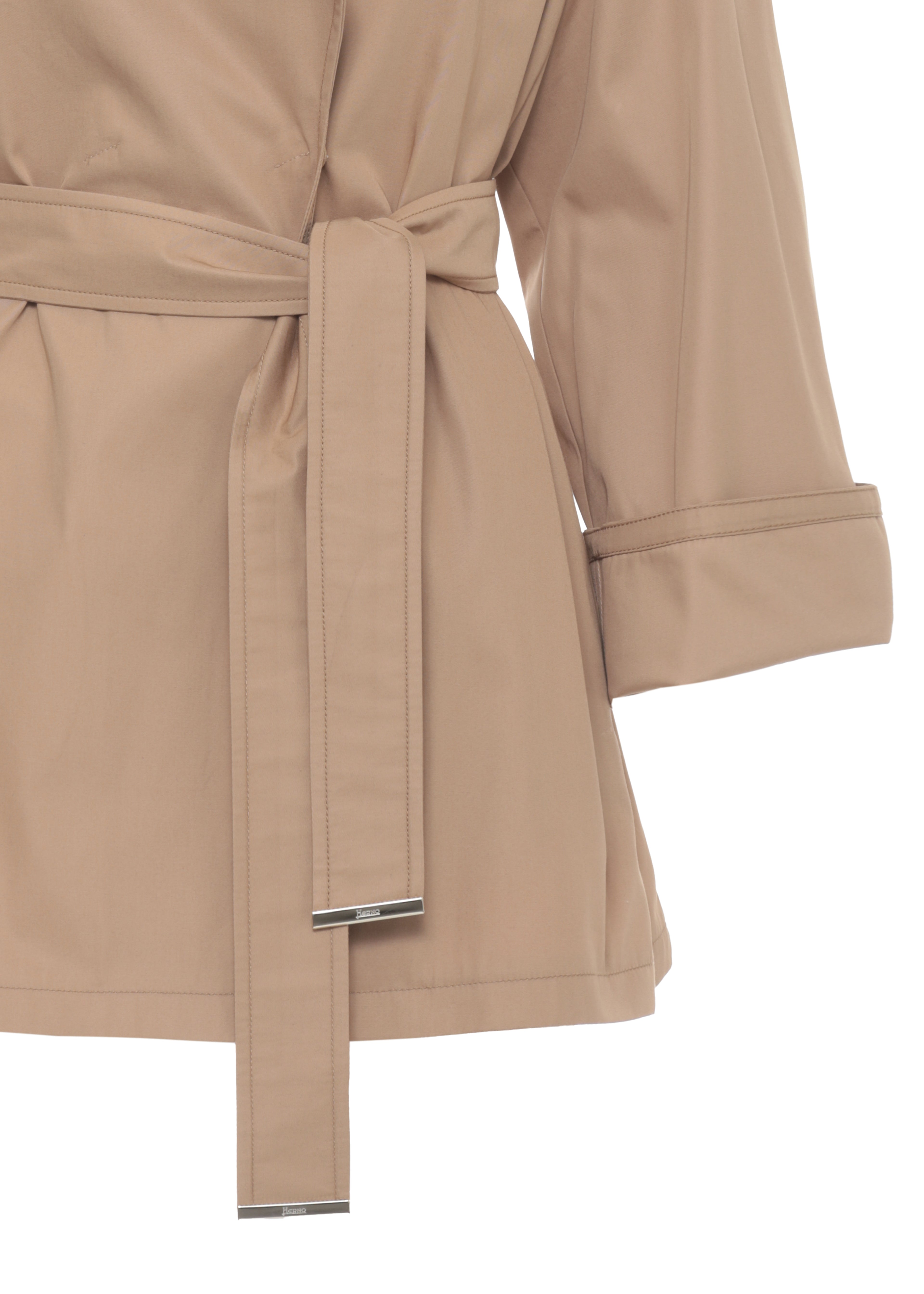 Herno Coats Brown Cotton Lining: Viscose