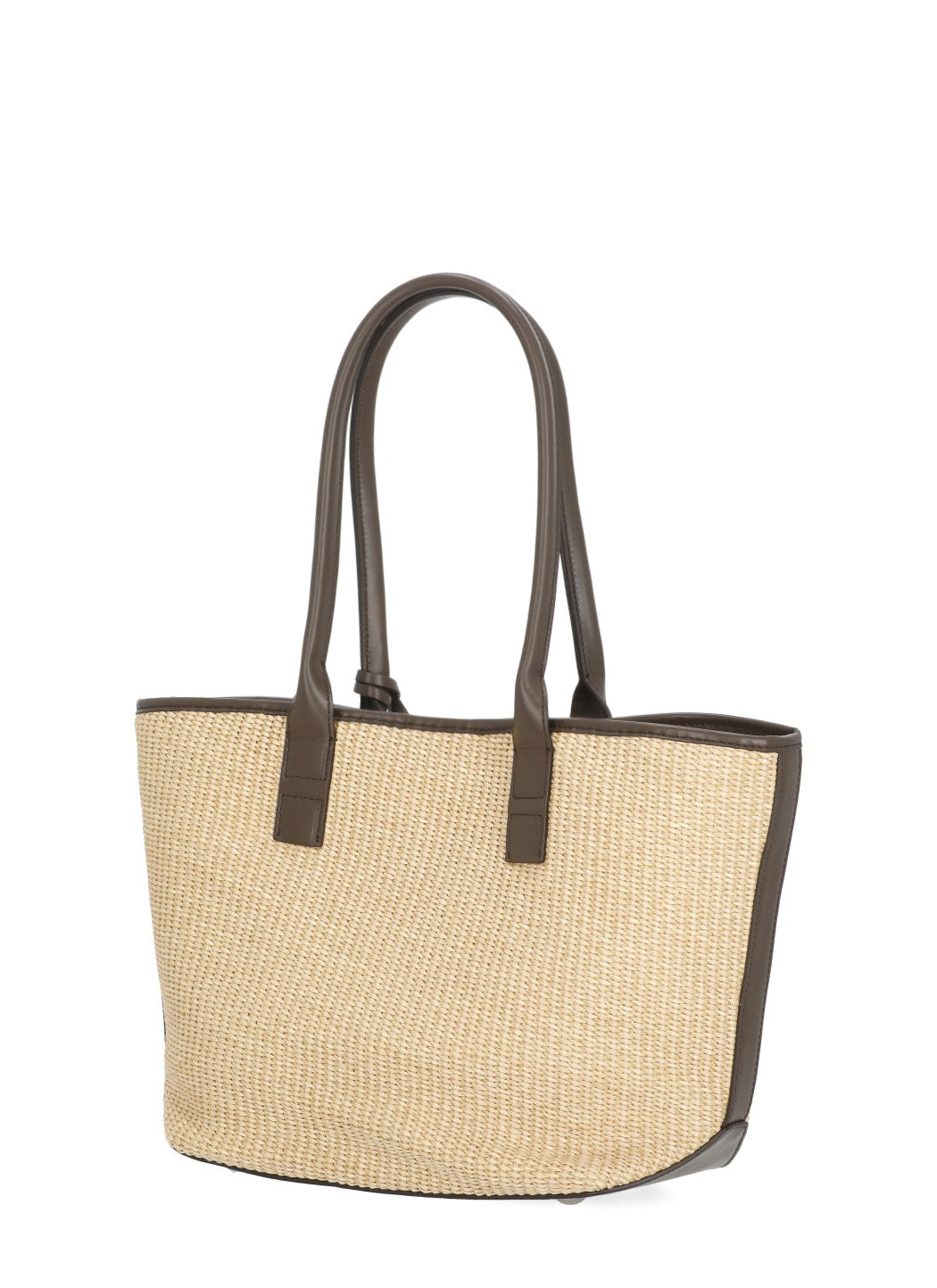 Hogan Bags Beige Rafia Fabric 2:cattle Leather