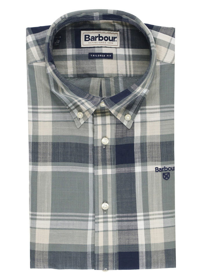 Barbour Shirts Green Cotton