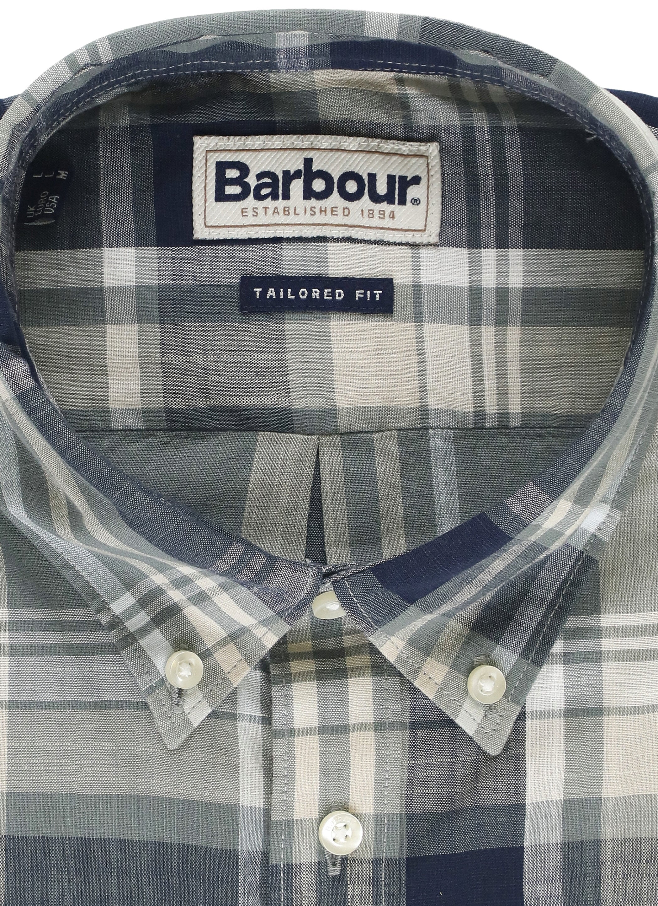 Barbour Shirts Green Cotton
