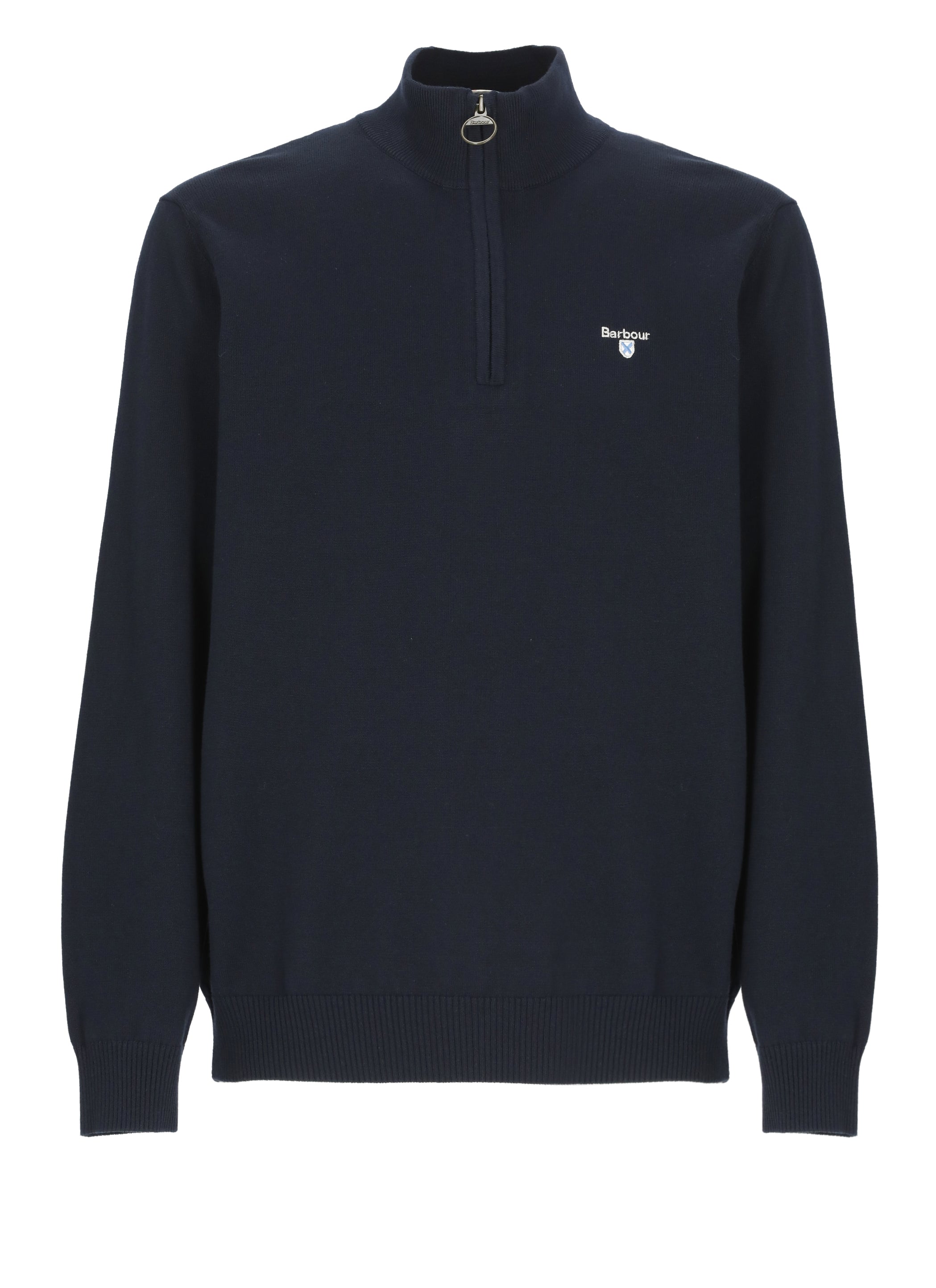 Barbour Sweaters Blue Cotton