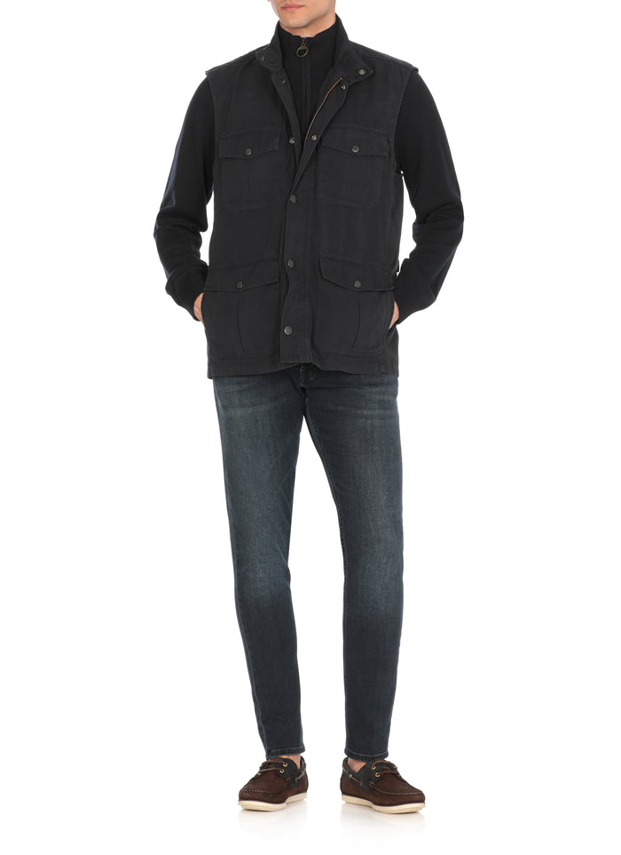 Barbour Sweaters Blue Cotton