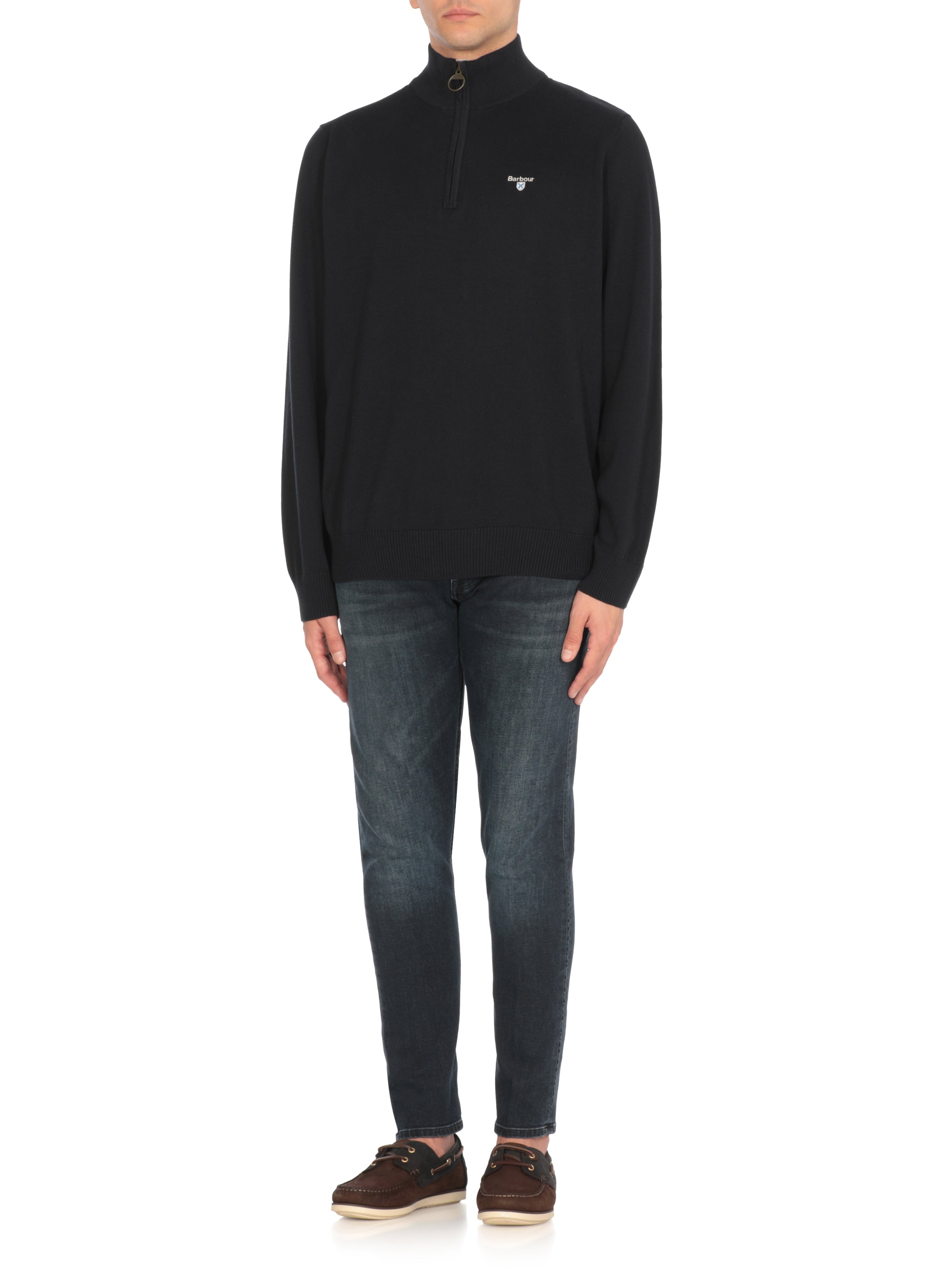 Barbour Sweaters Blue Cotton