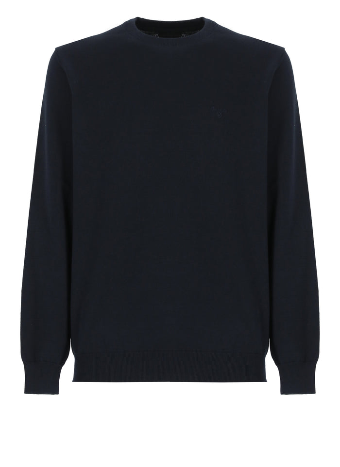 Barbour Sweaters Blue Cotton