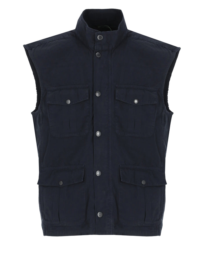 Barbour Jackets Blue Cotton