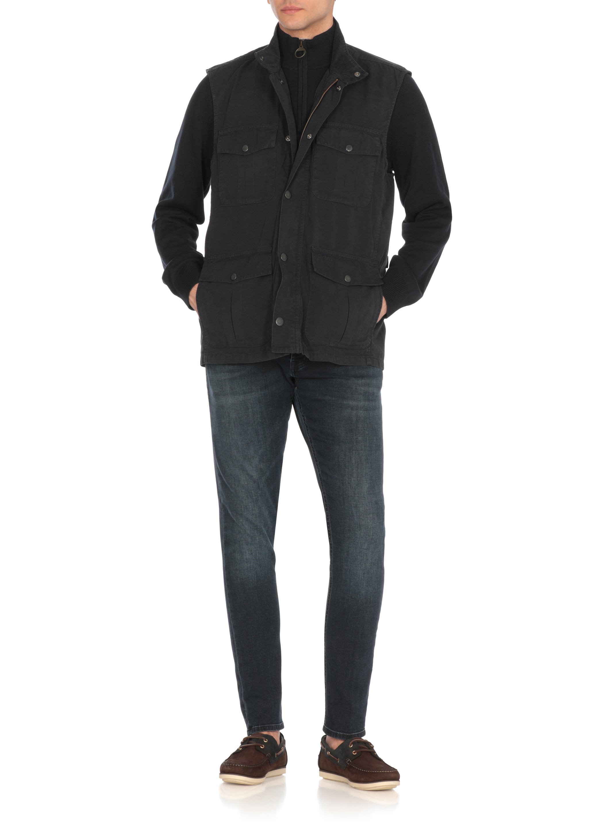 Barbour Jackets Blue Cotton