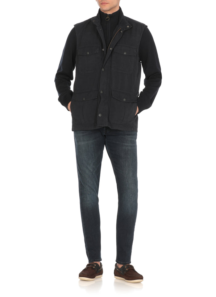 Barbour Jackets Blue Cotton