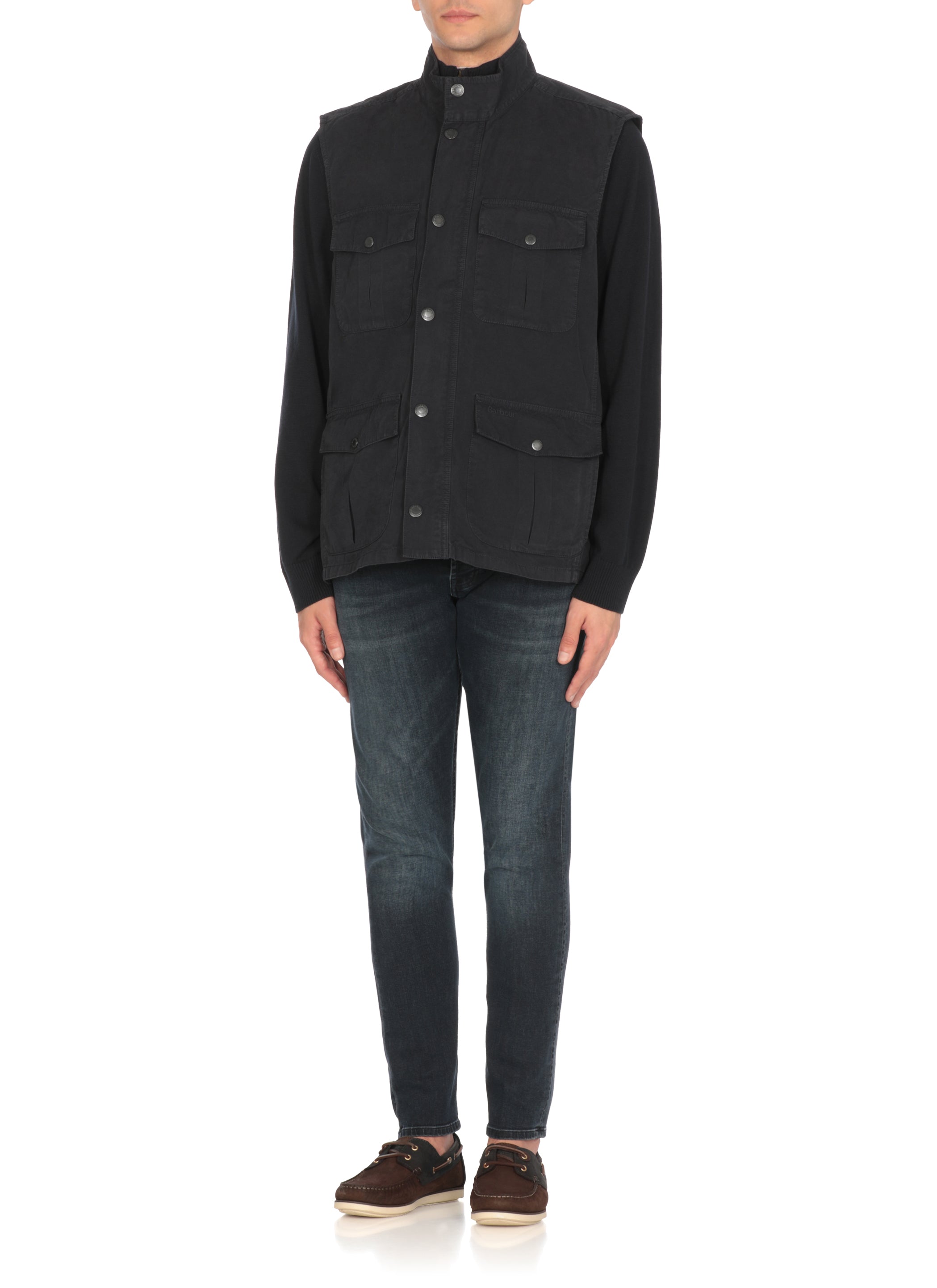Barbour Jackets Blue Cotton