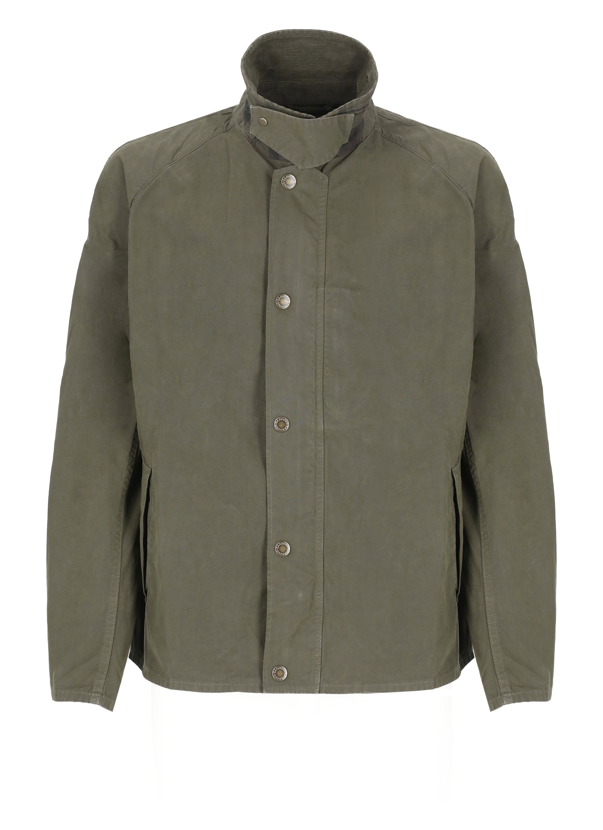 Barbour Coats Green Cotton