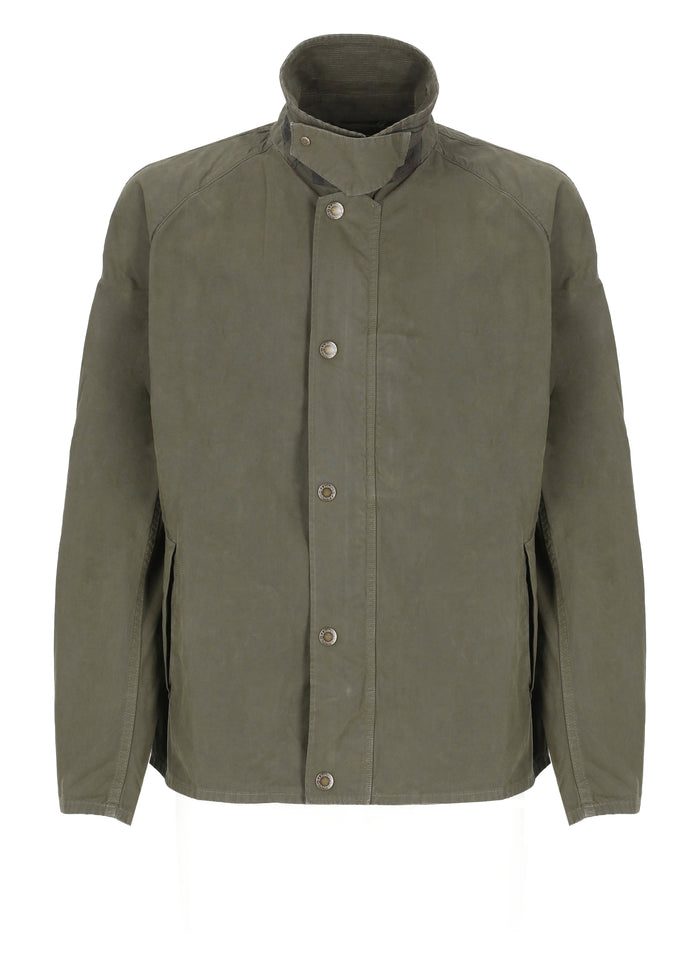 Barbour Coats Green Cotton