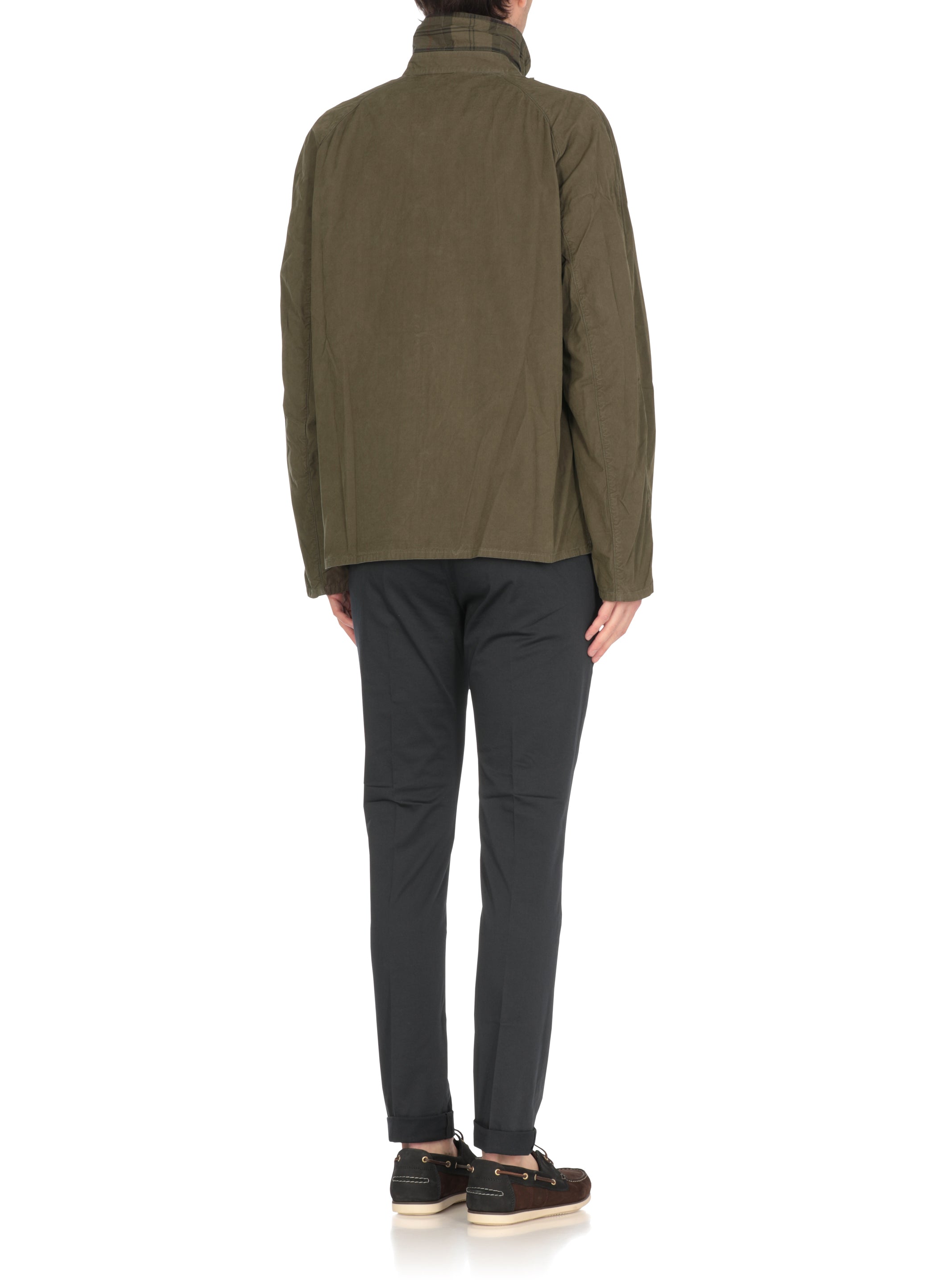 Barbour Coats Green Cotton